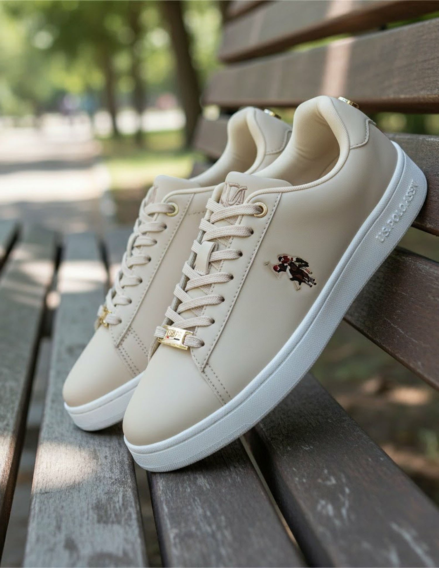 Women Rylee 3.0 Colour Blocked Sneakers Beige - U.S. Polo Assn. India | Large