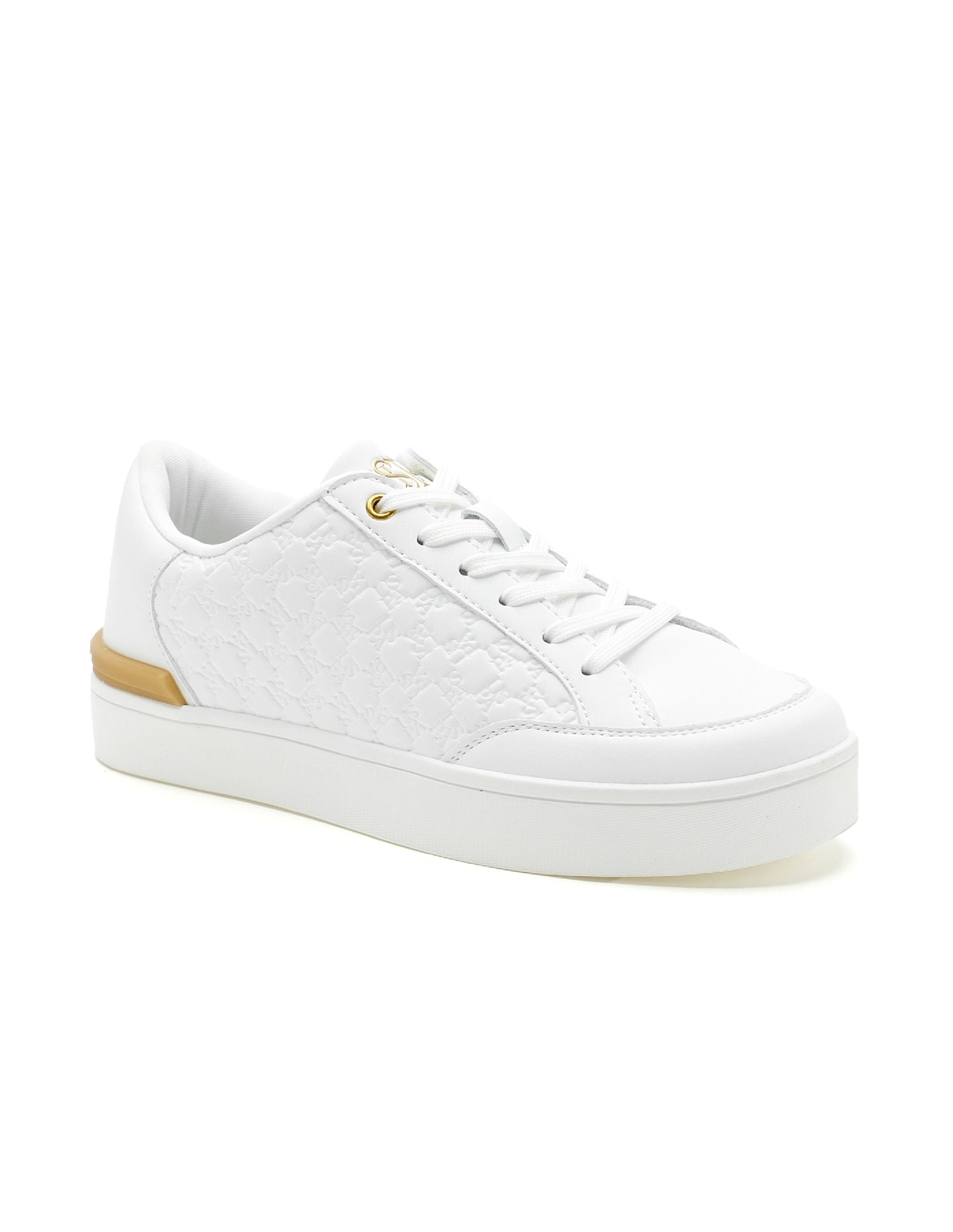 Women Debossed Branding Mila Sneakers White - U.S. POLO ASSN. | Large