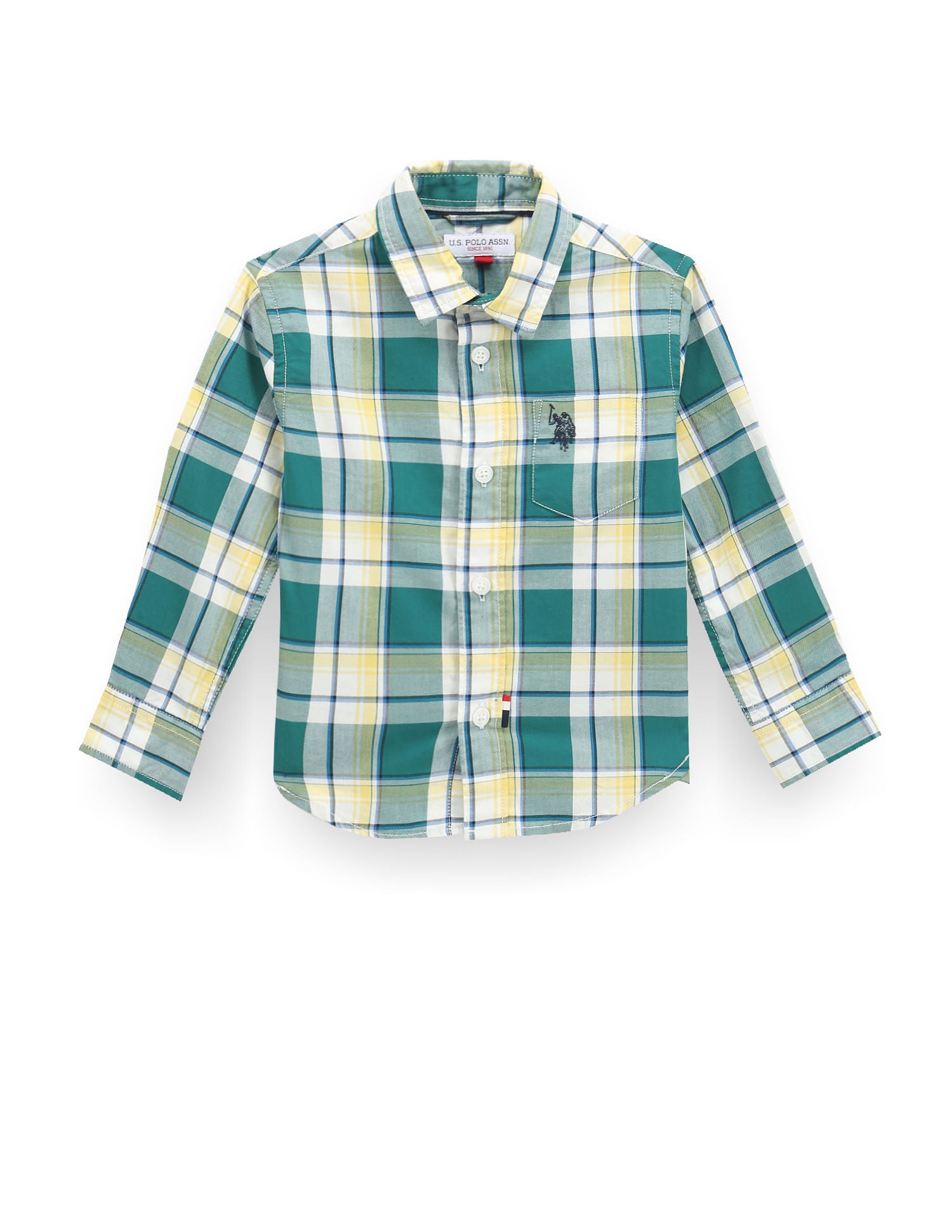 Pure Cotton Plaid Shirt