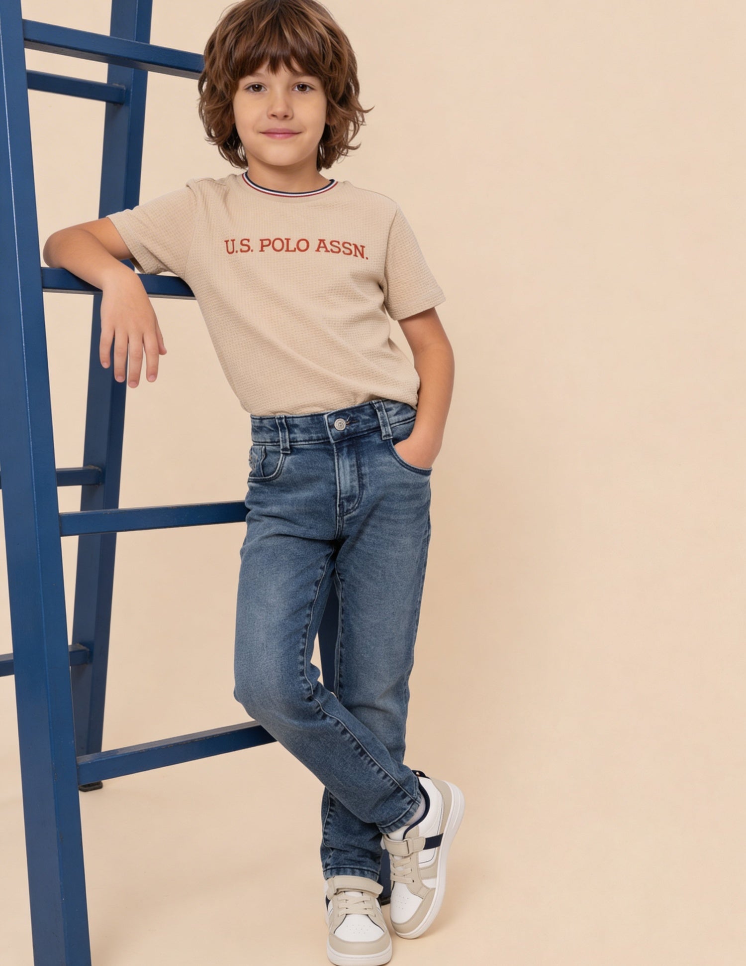 Mid Rise Slim Fit Jeans Blue - U.S. Polo Assn. India | Large