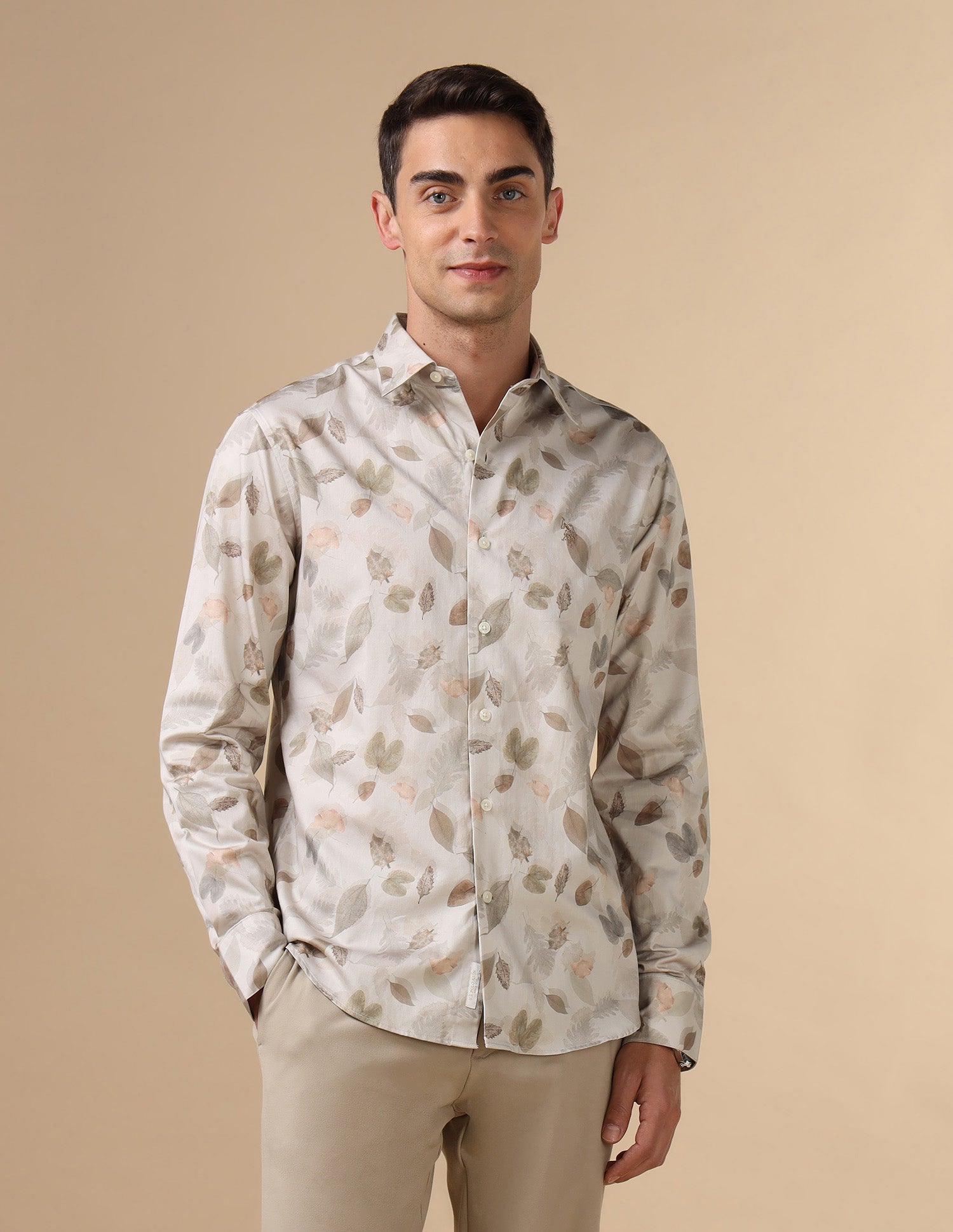 Tropical Printed Pure Cotton Shirt
