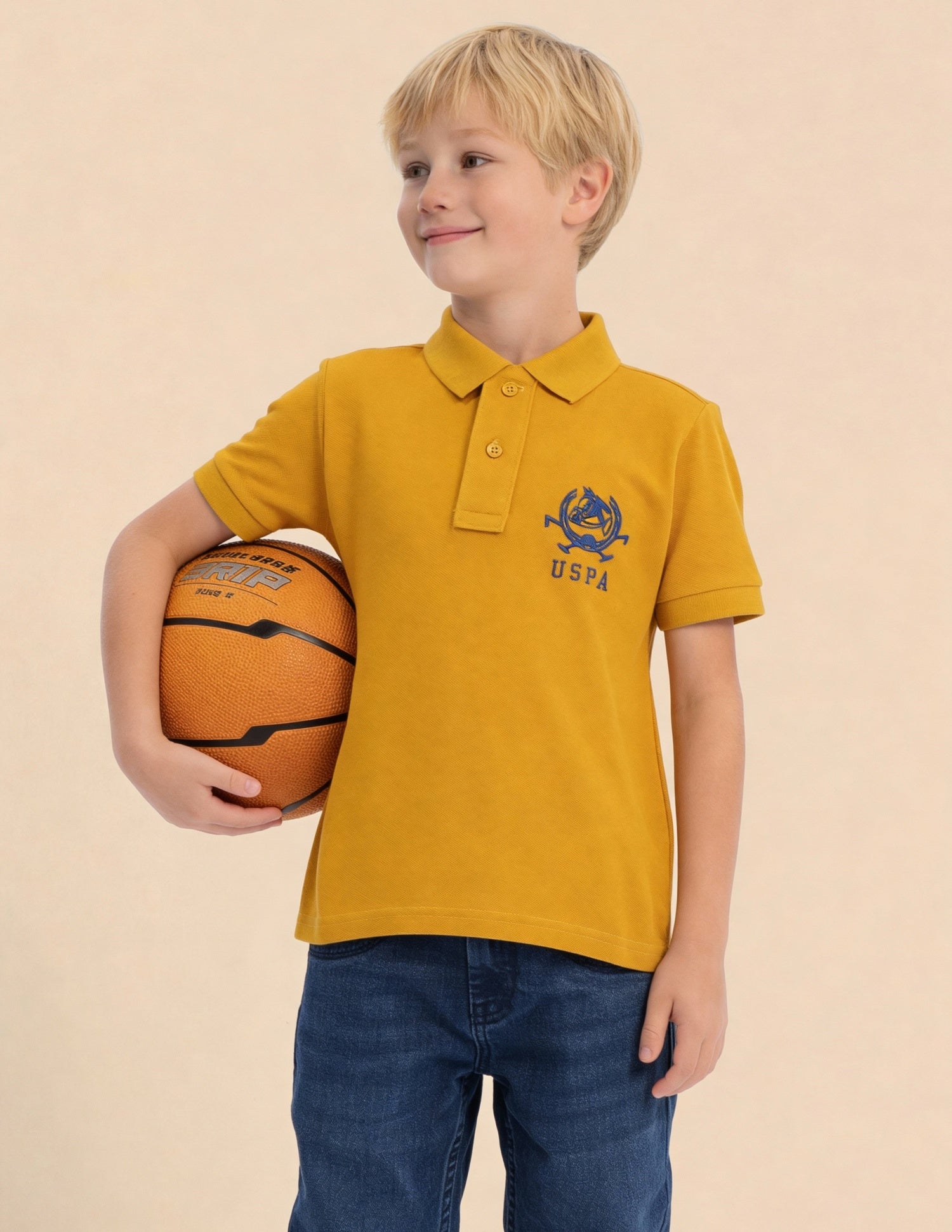 Boys Pure Cotton Polo Shirt