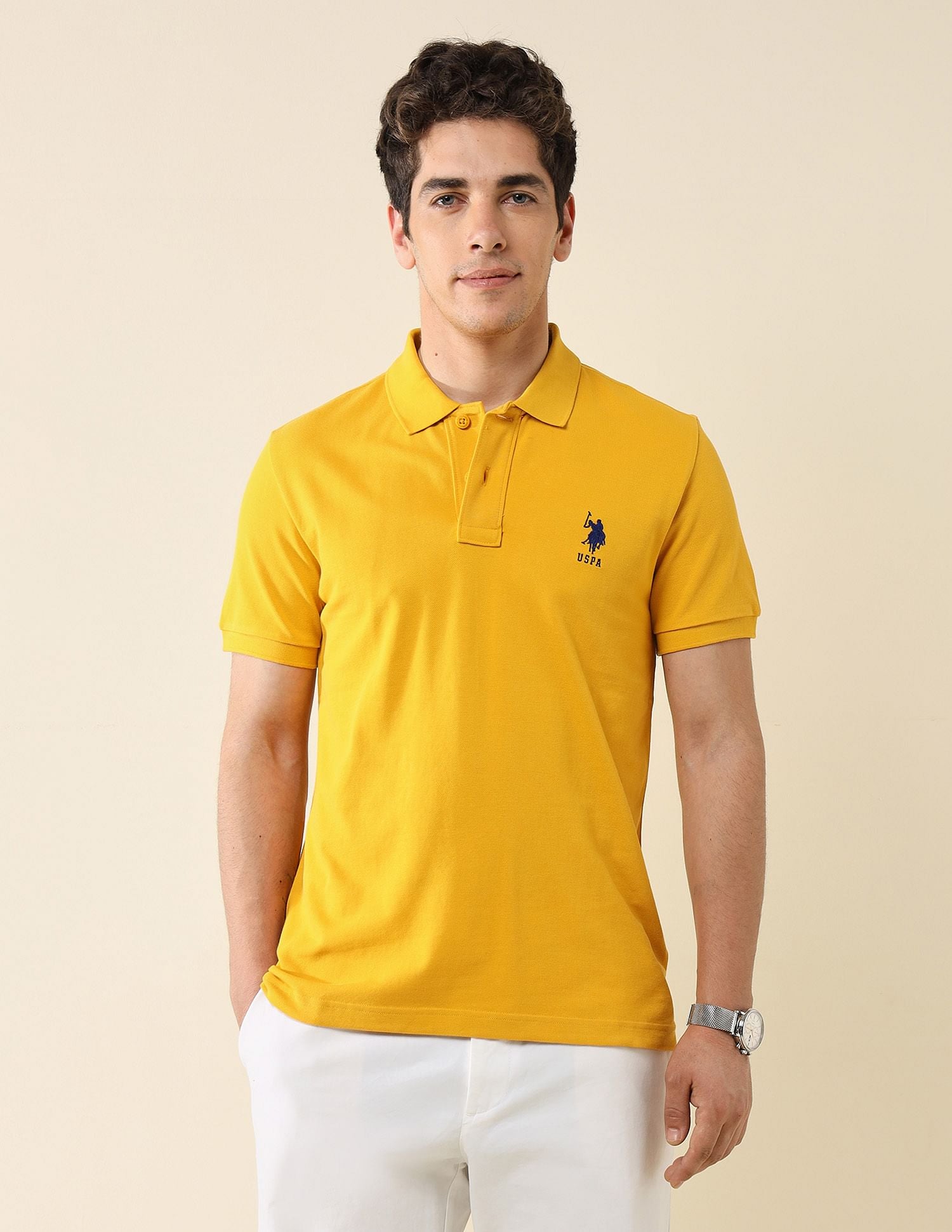 Pure Cotton Slim Fit Polo Shirt