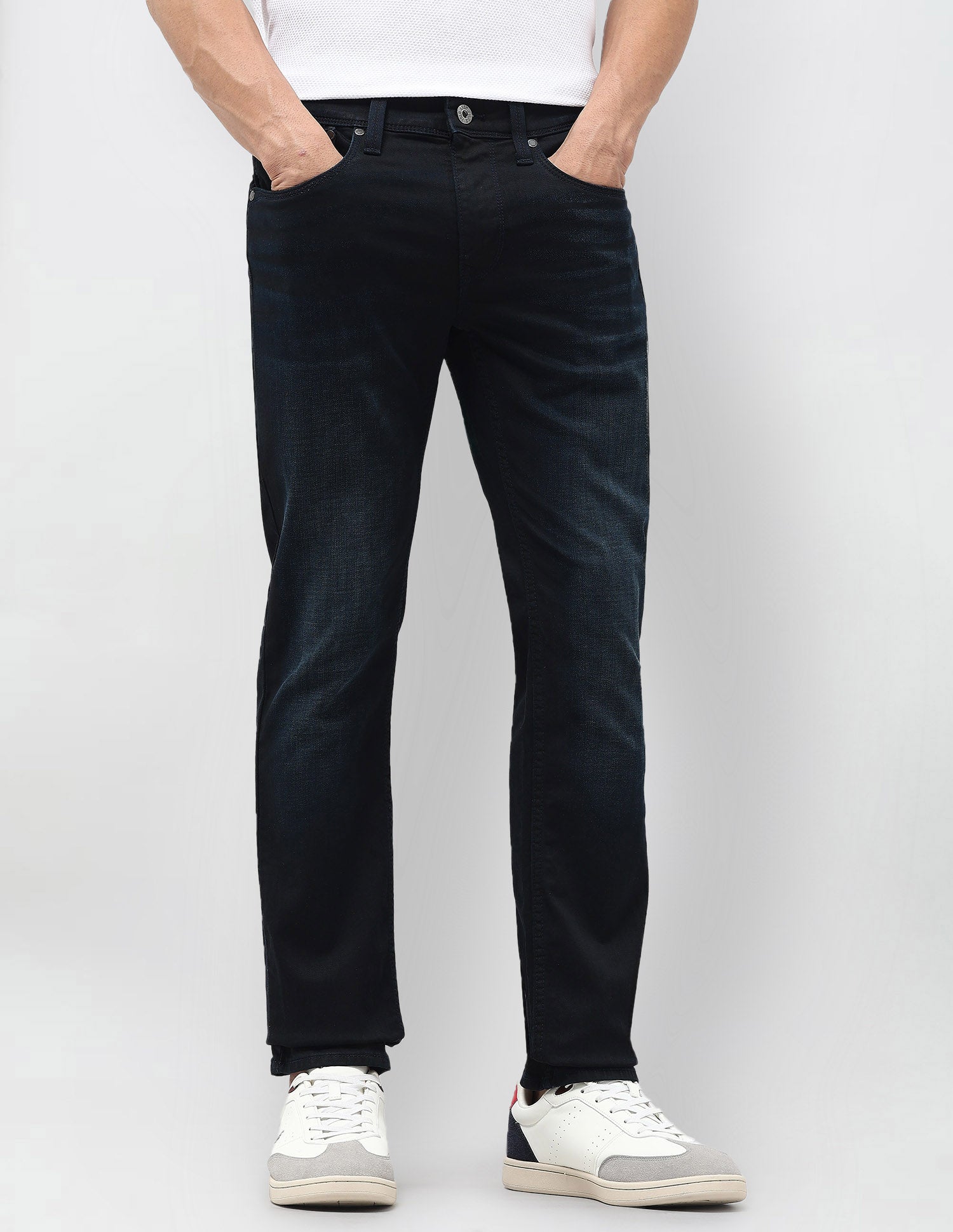 Regallo Skinny Fit Blue Jeans Dark Blue - U.S. Polo Assn. India | Large