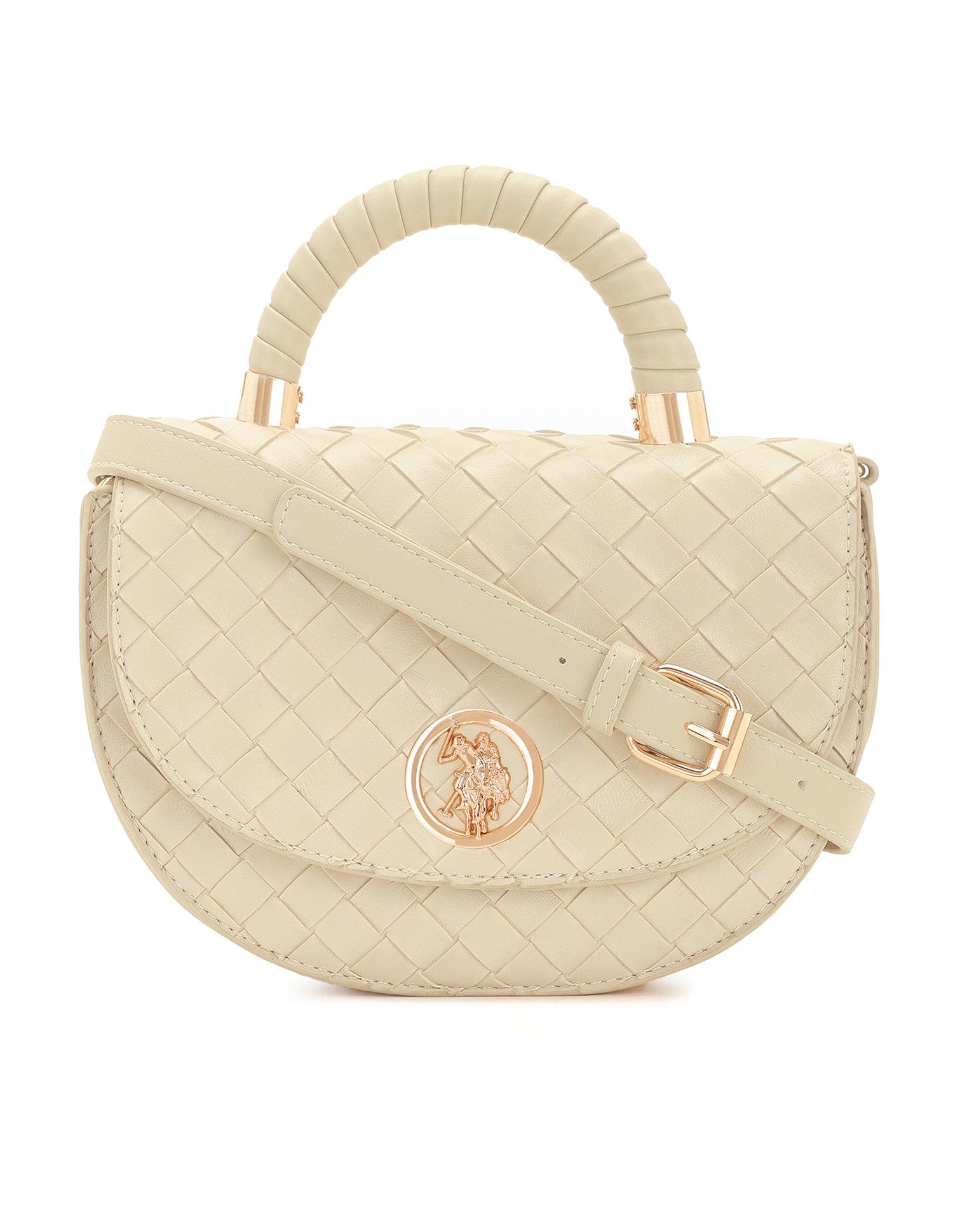 Women Andra Patterned Weave Crossbody Bag