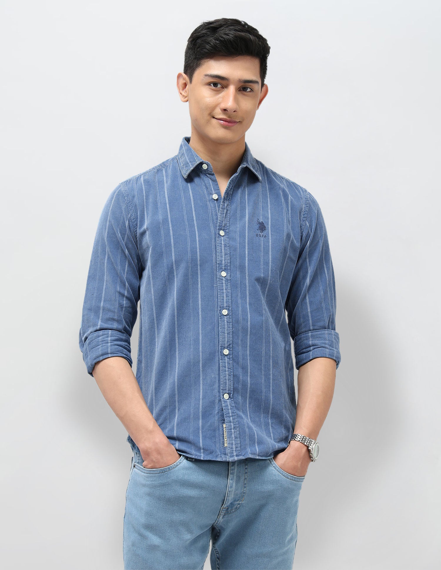 Pure Cotton Slim Fit Shirt