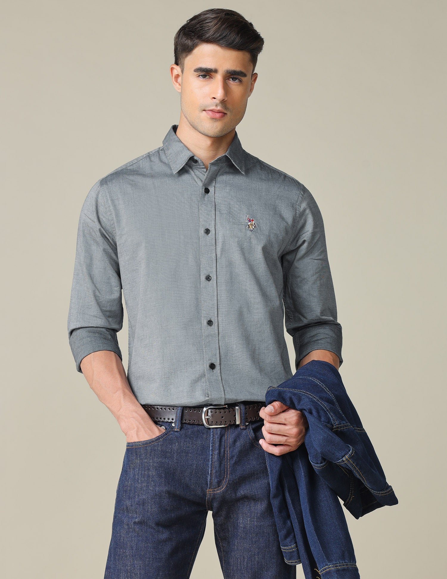Pure Cotton Tailored Fit Shirt