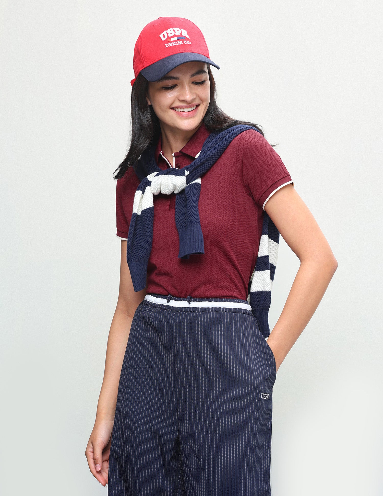 Textured Regular Fit Polo Shirt