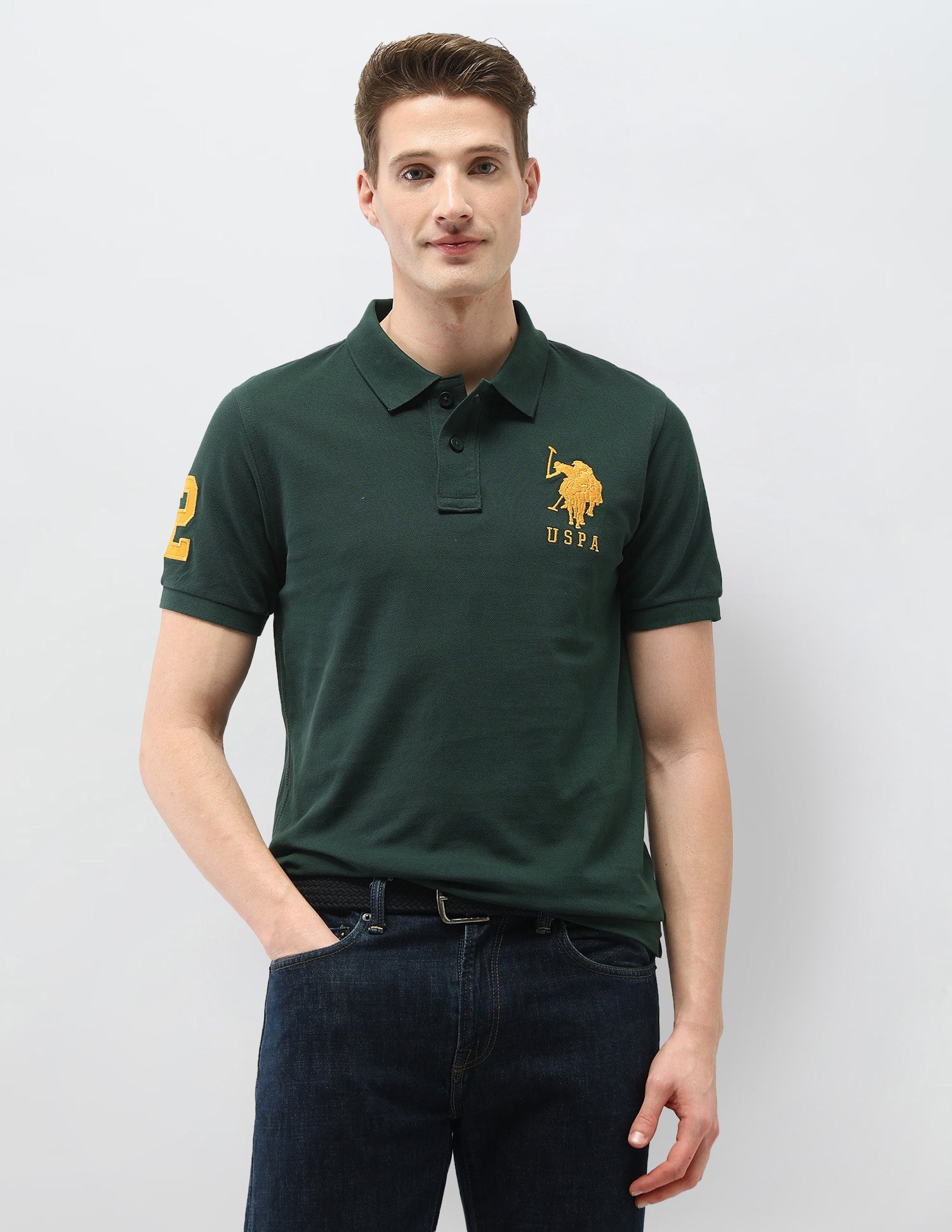 Solid Slim Fit Polo Shirt