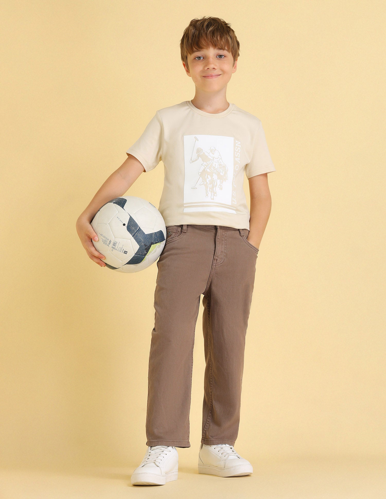 Boys Mid Rise Baggy Fit Jeans