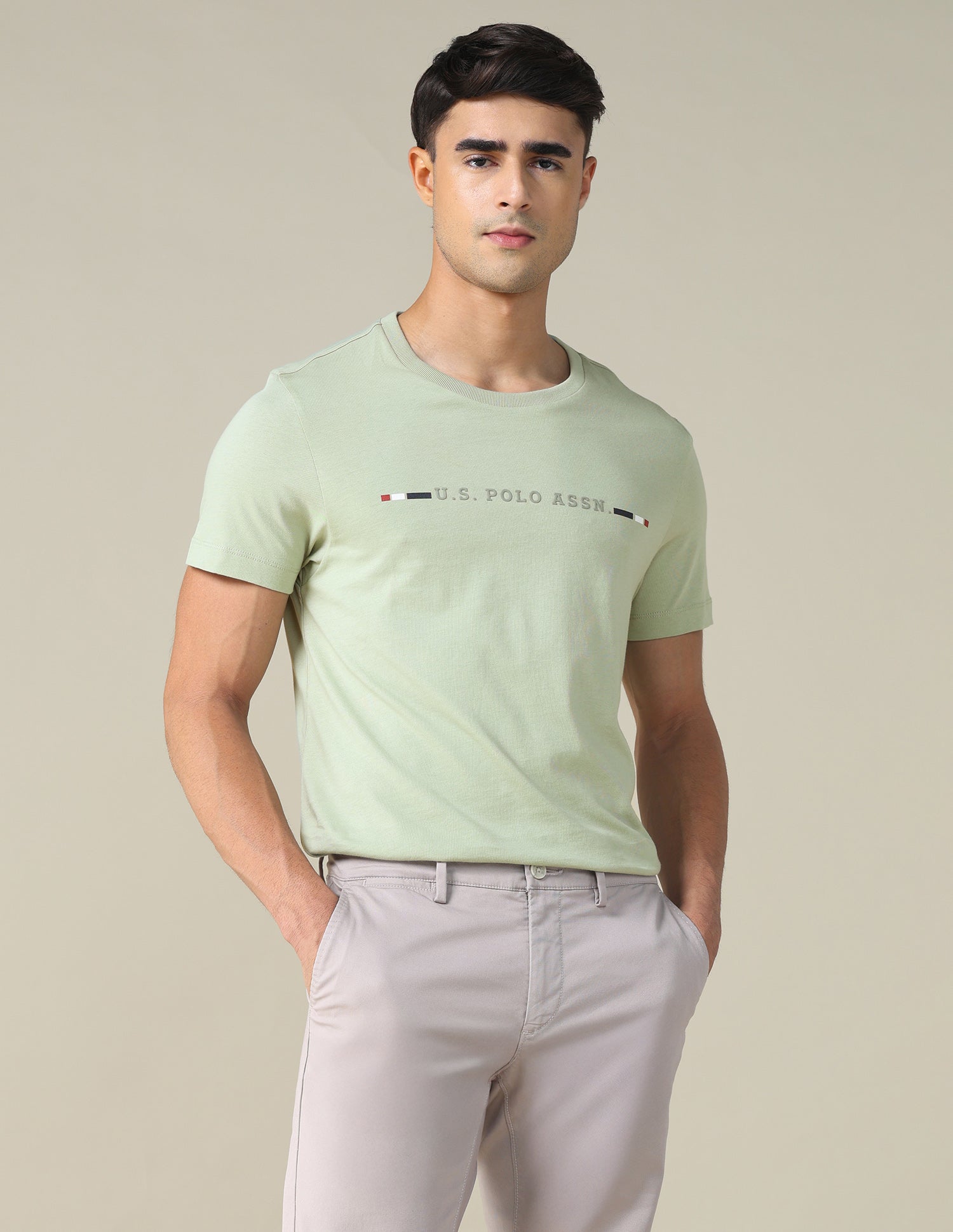 Regular Fit Solid T-shirt