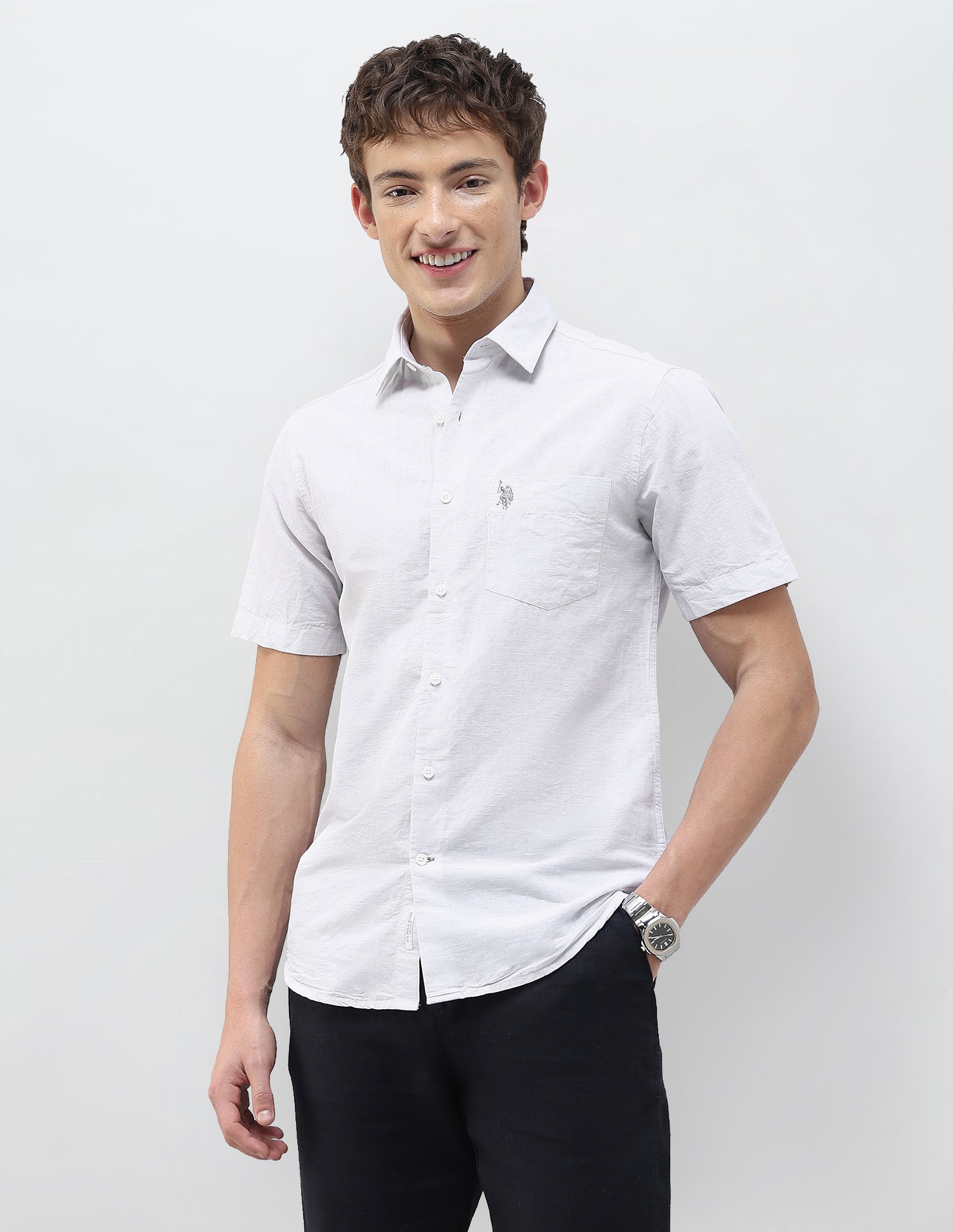Solid Regular Fit Shirt