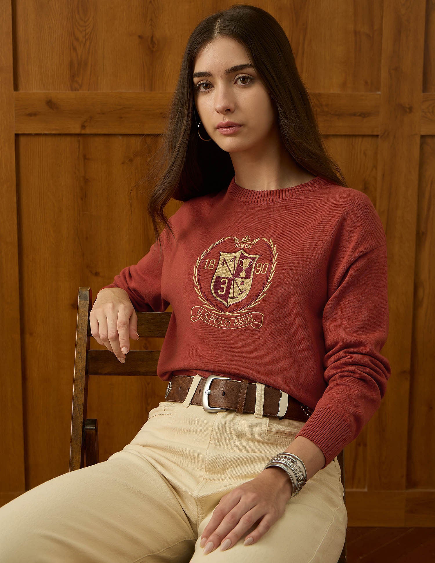 Drop Shoulder Relaxed Fit Sweater