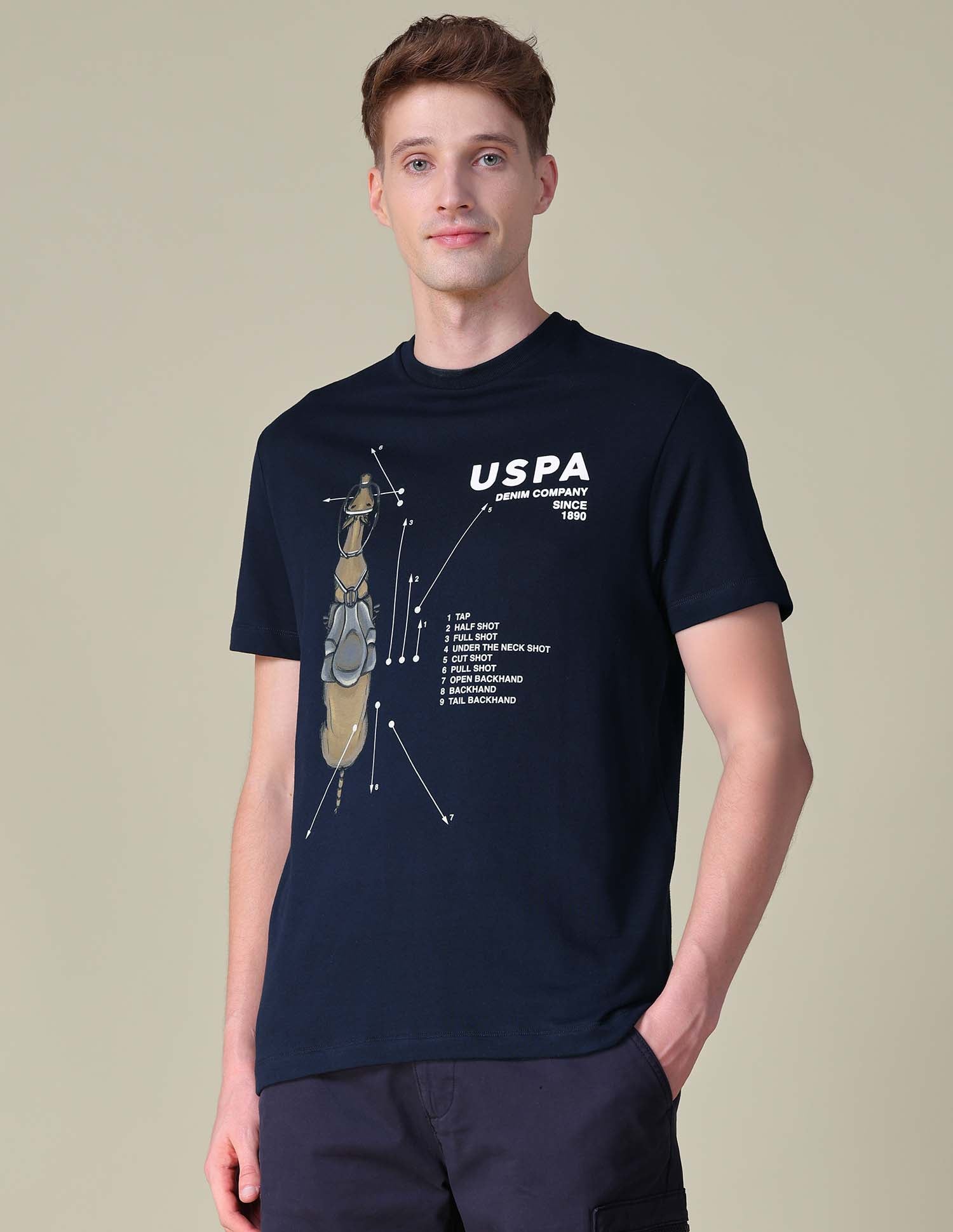 Graphic Brand Printed Relaxed Fit T-Shirt