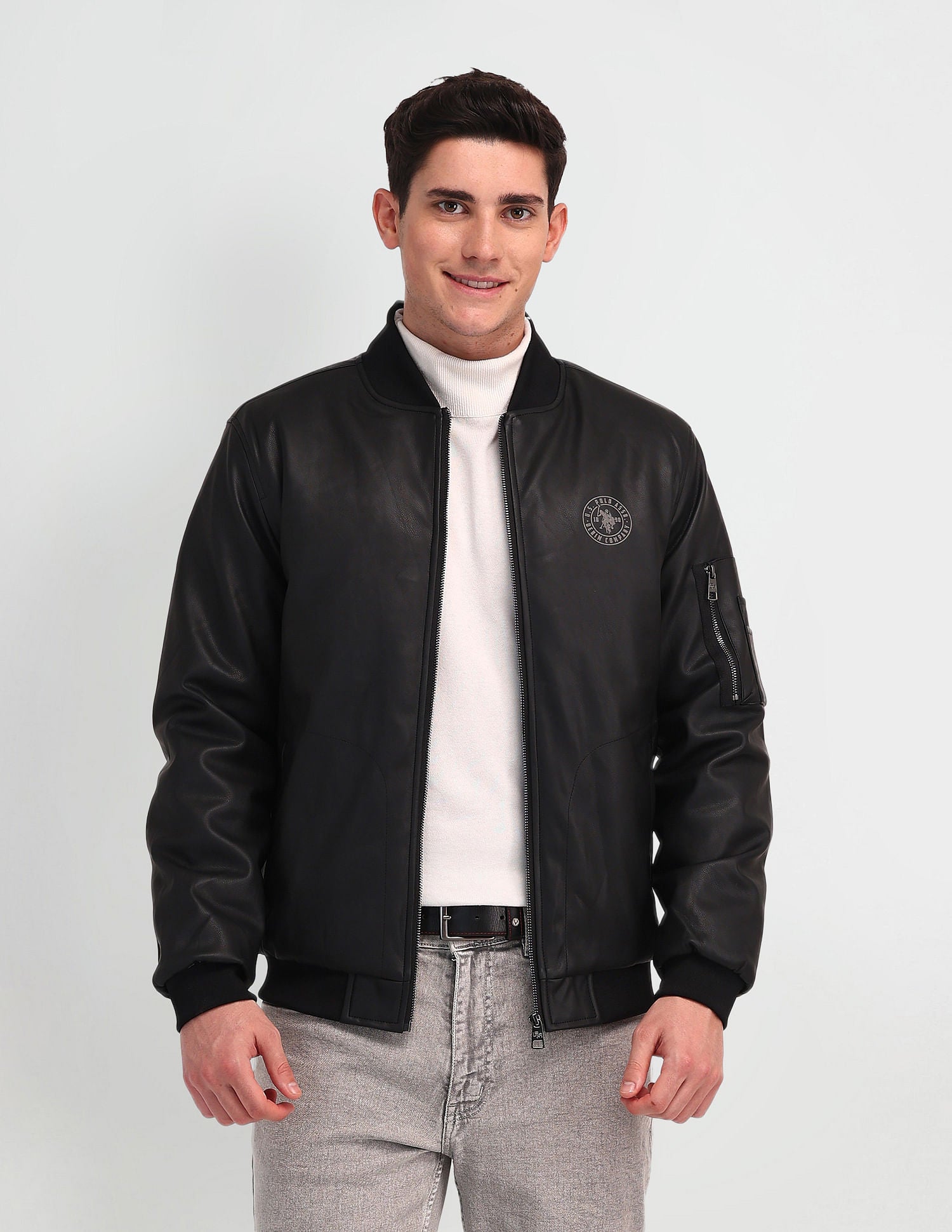 Stand Neck Bomber Jacket