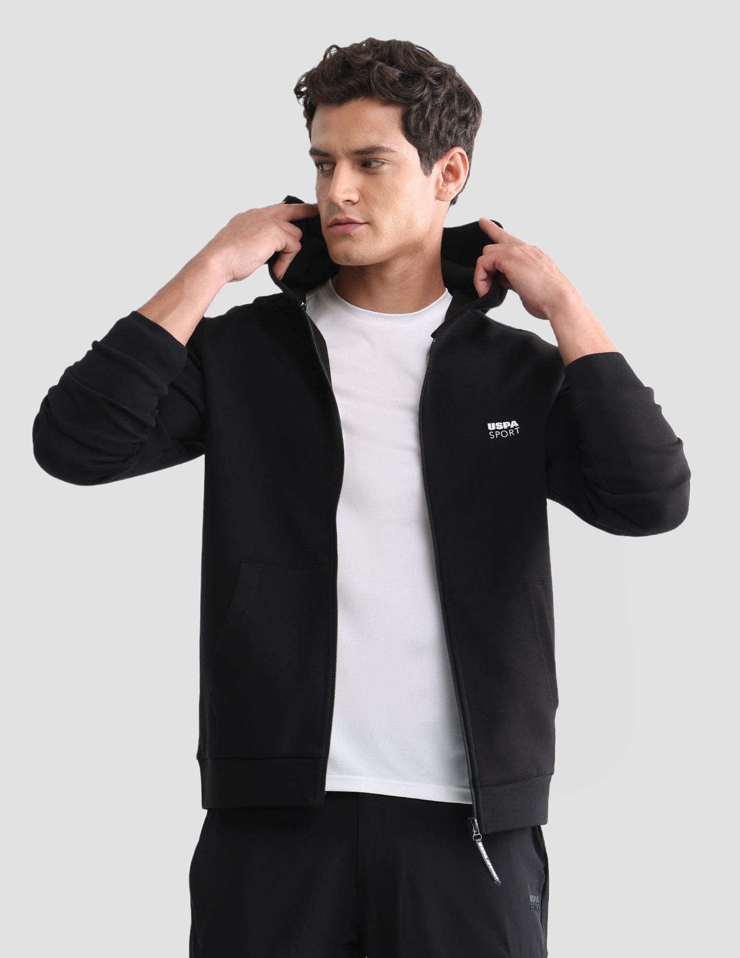 Solid Regular Fit Active Sweatshirt