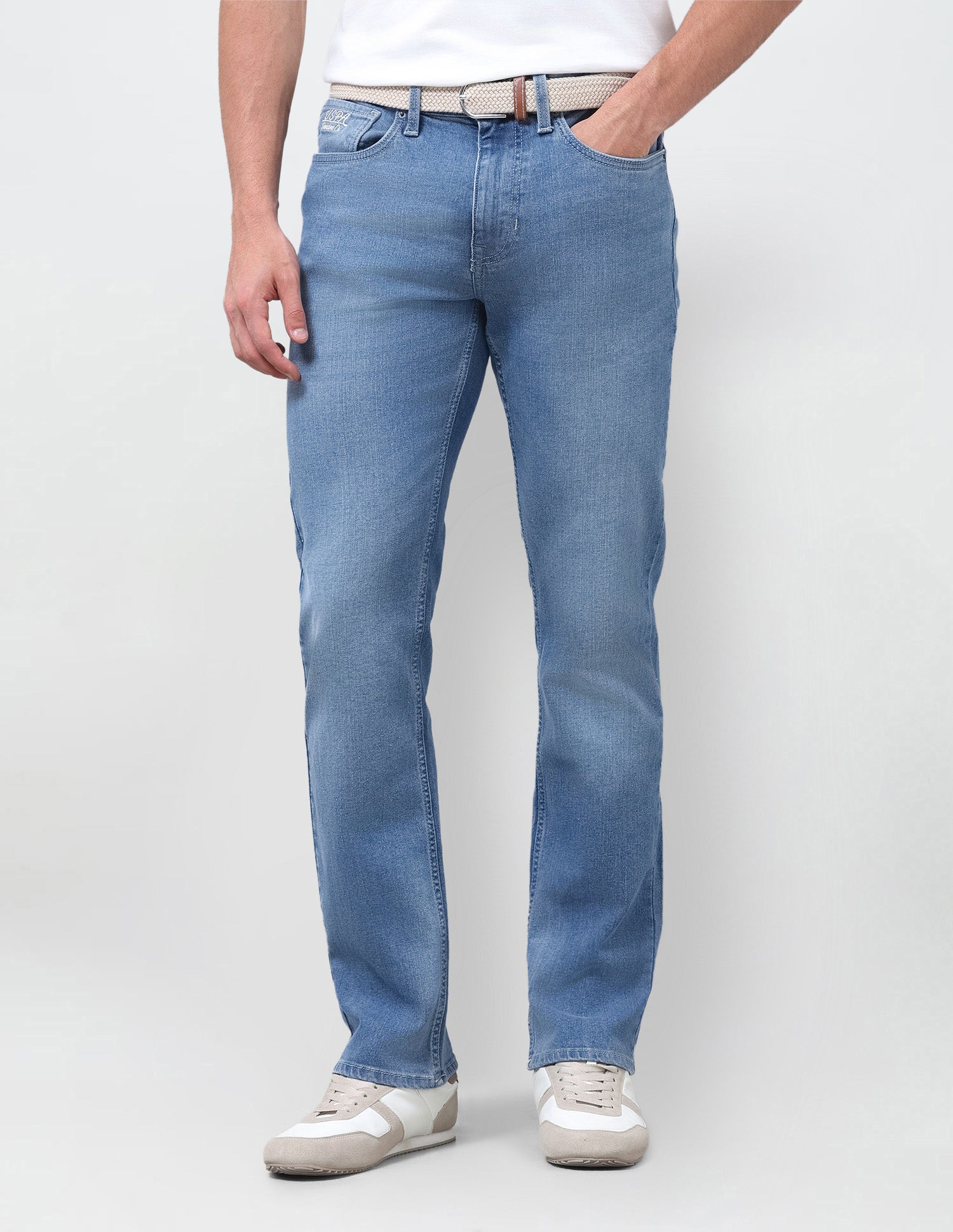Harold Slim Straight Fit Blue Jeans