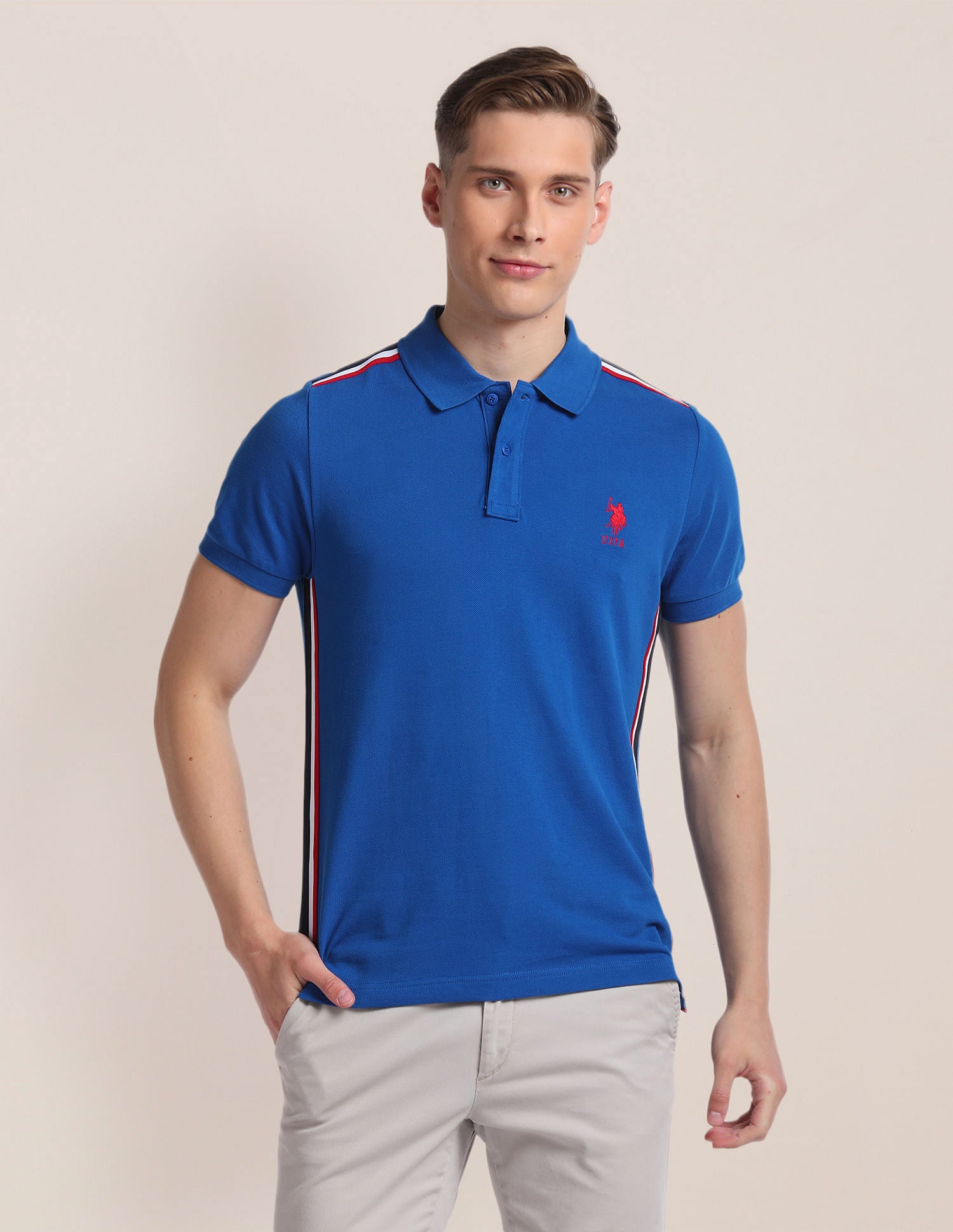 Cotton Slim Fit Polo Shirt – U.S. Polo Assn. India