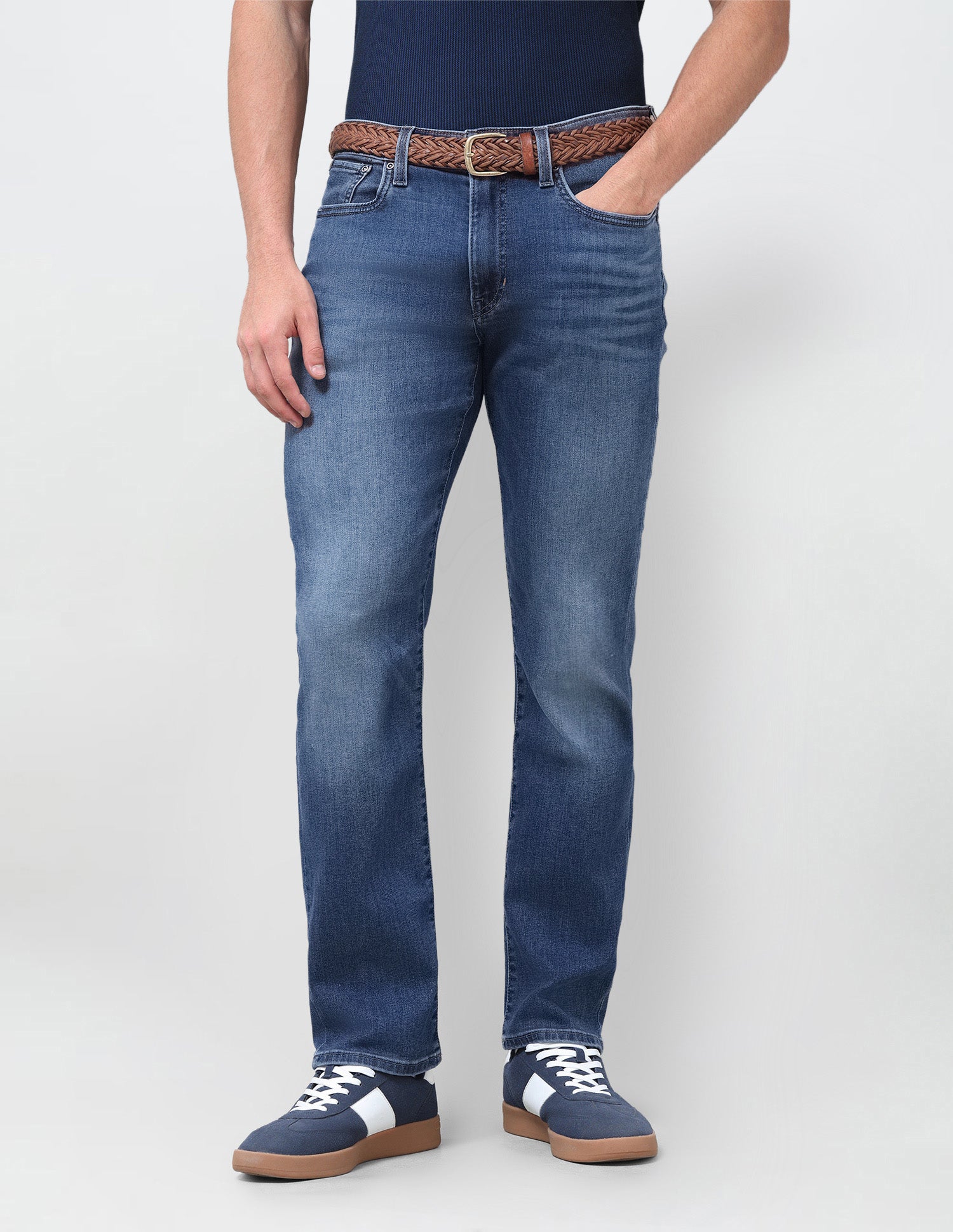 Pacho X Harold Slim Straight Fit Blue Jeans