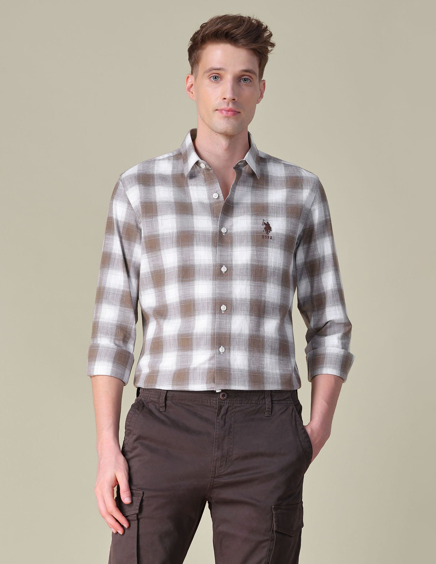 Tartan Checked Dobby Shirt