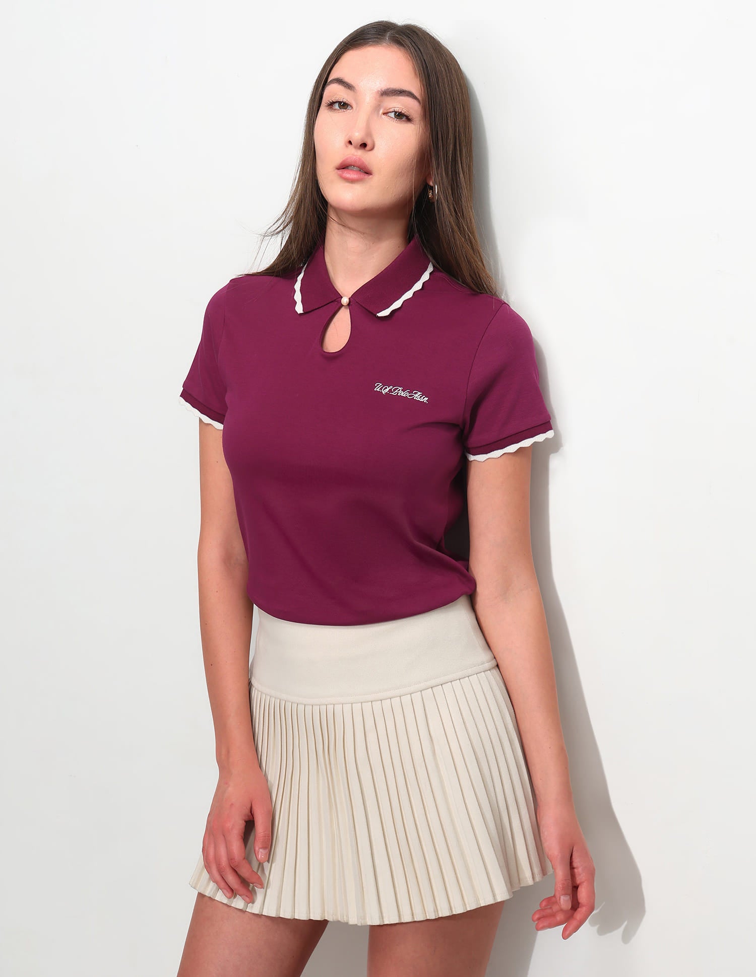 Regular Fit Solid Polo Shirt
