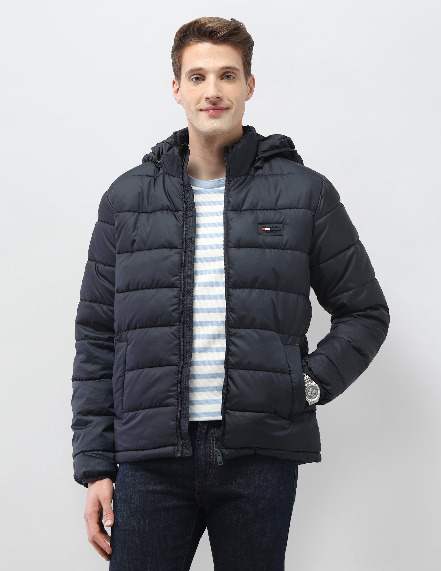 Detachable Hood Puffer Jacket