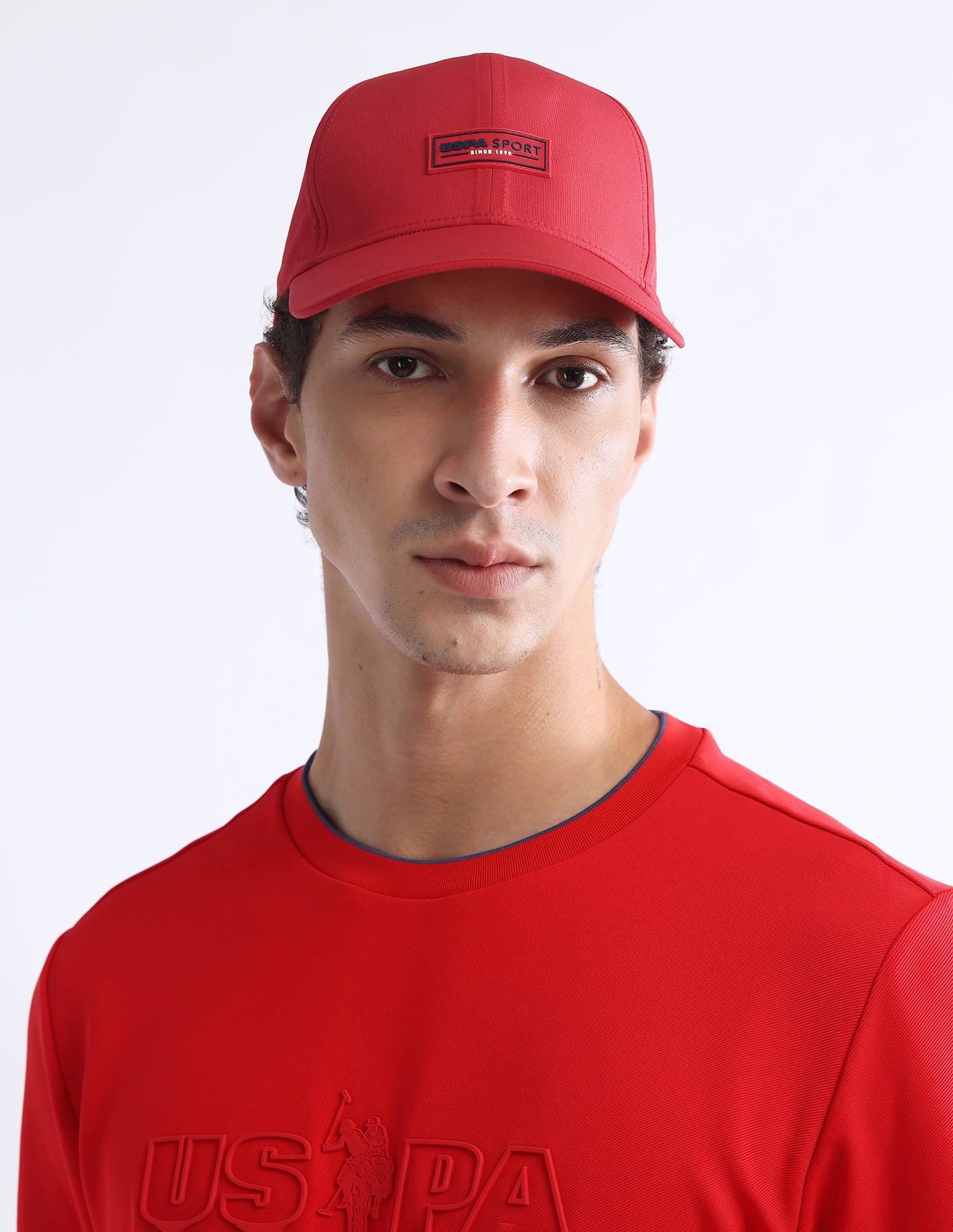 Solid Sports Cap Red - U.S. Polo Assn. India | Large