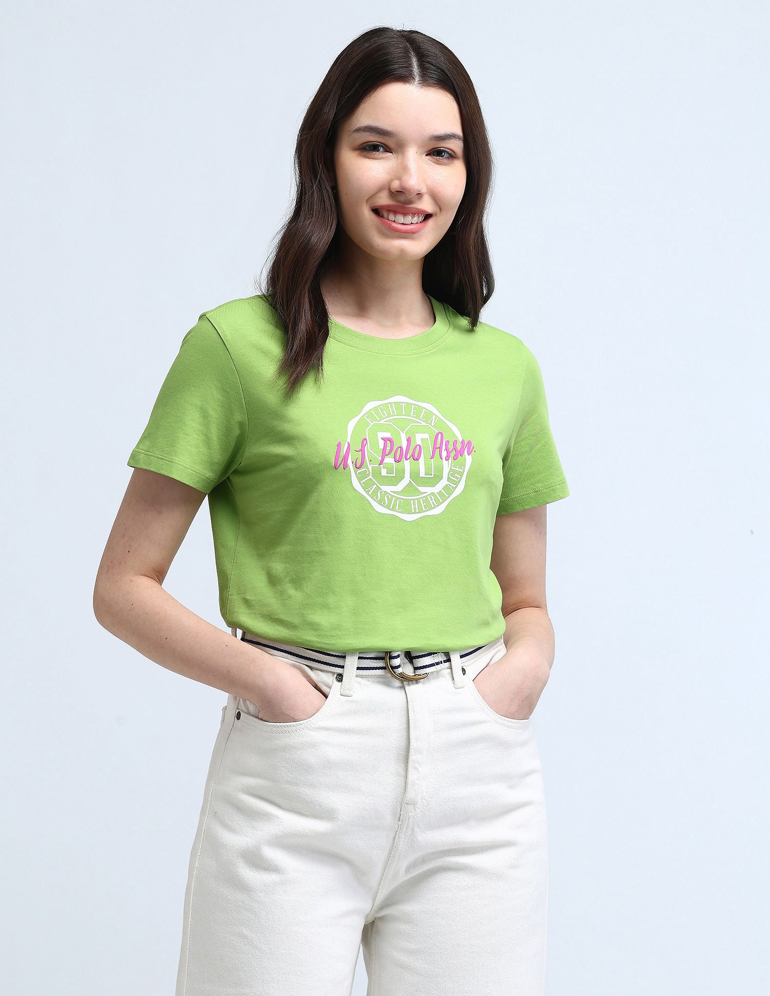 Varsity Print Pure Cotton T-Shirt