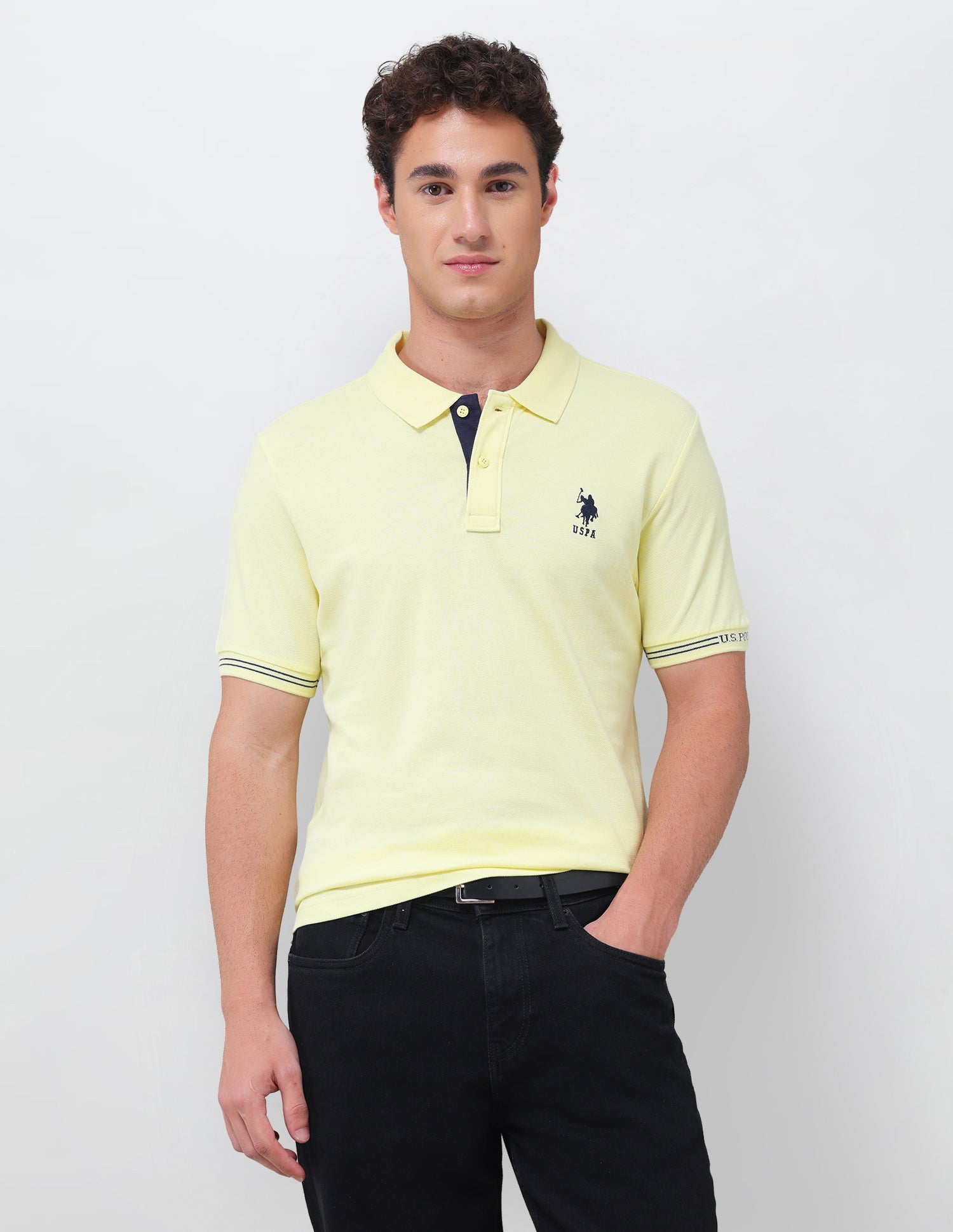 Solid Regular Fit Polo Shirt