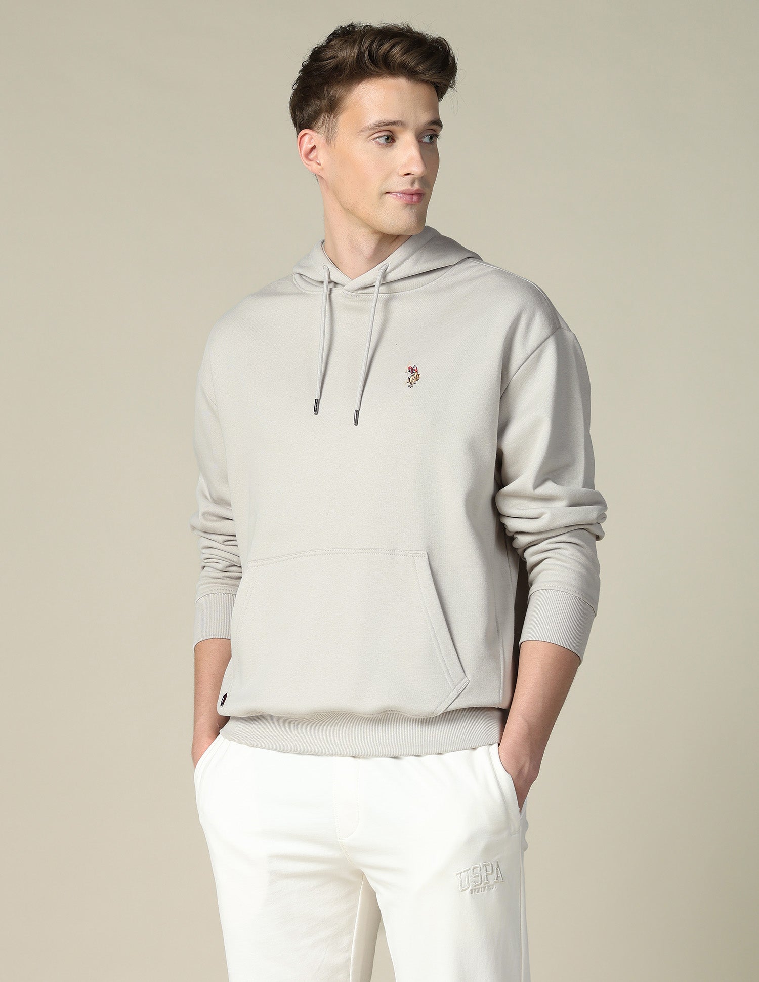 Solid Relaxed Fit Sweatshirt