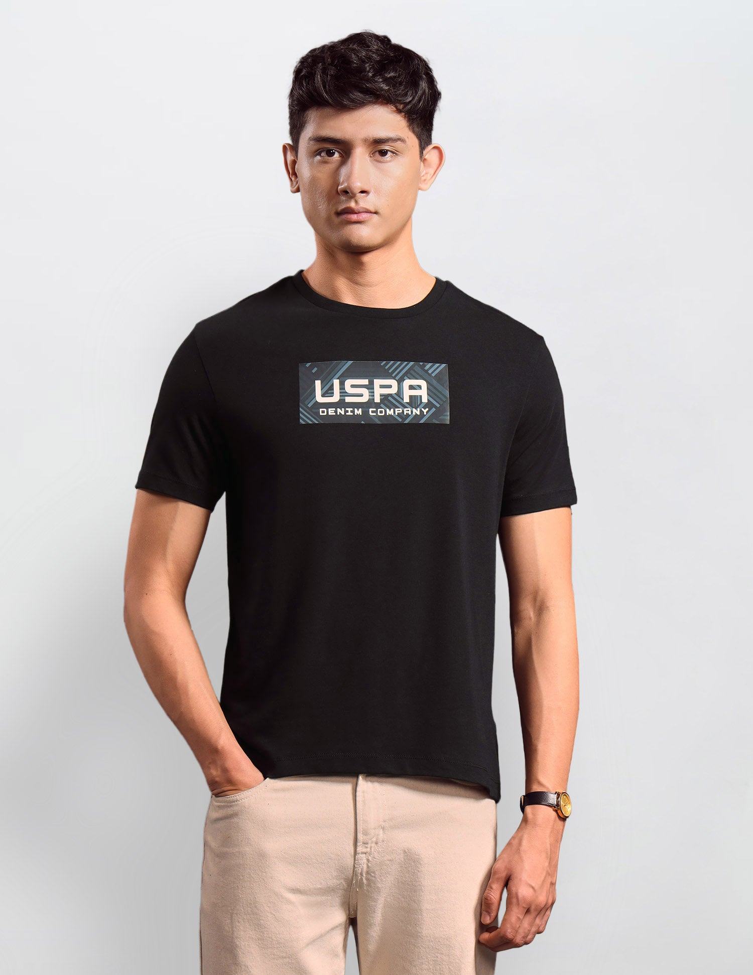 Brand Printed Regular Fit T-shirt
