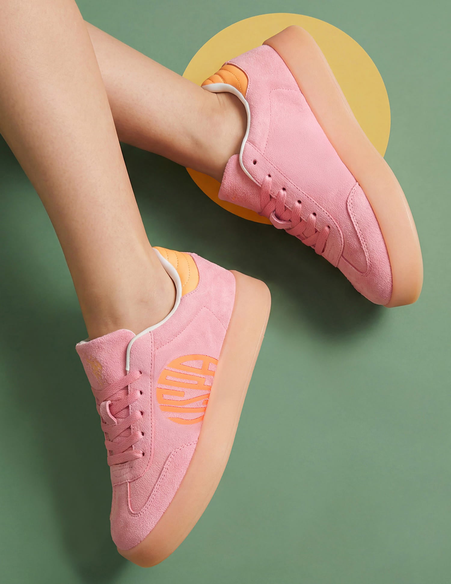 Noren Chunky Sneaker Shoes Pink - U.S. Polo Assn. India | Large