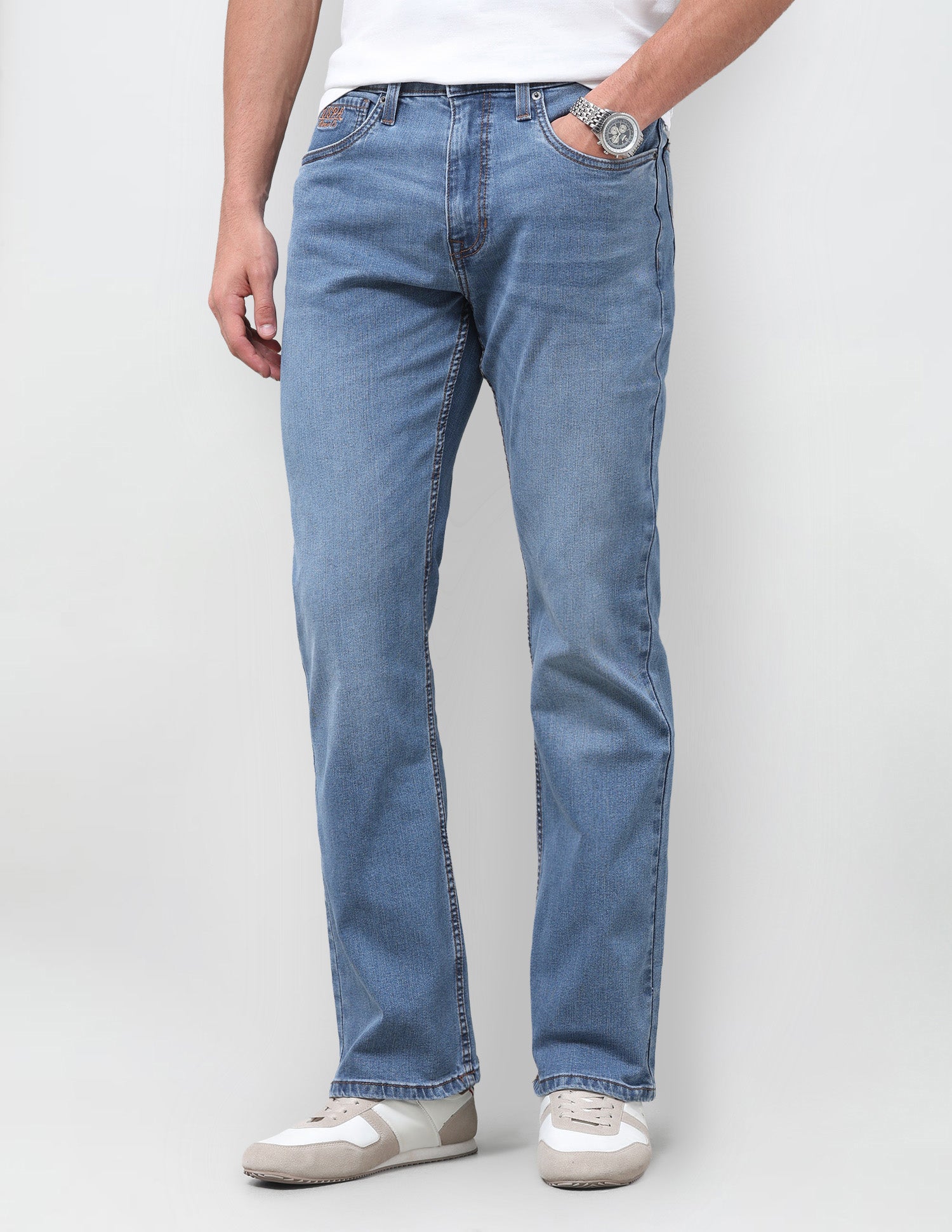Connor Bootcut Fit Blue Jeans