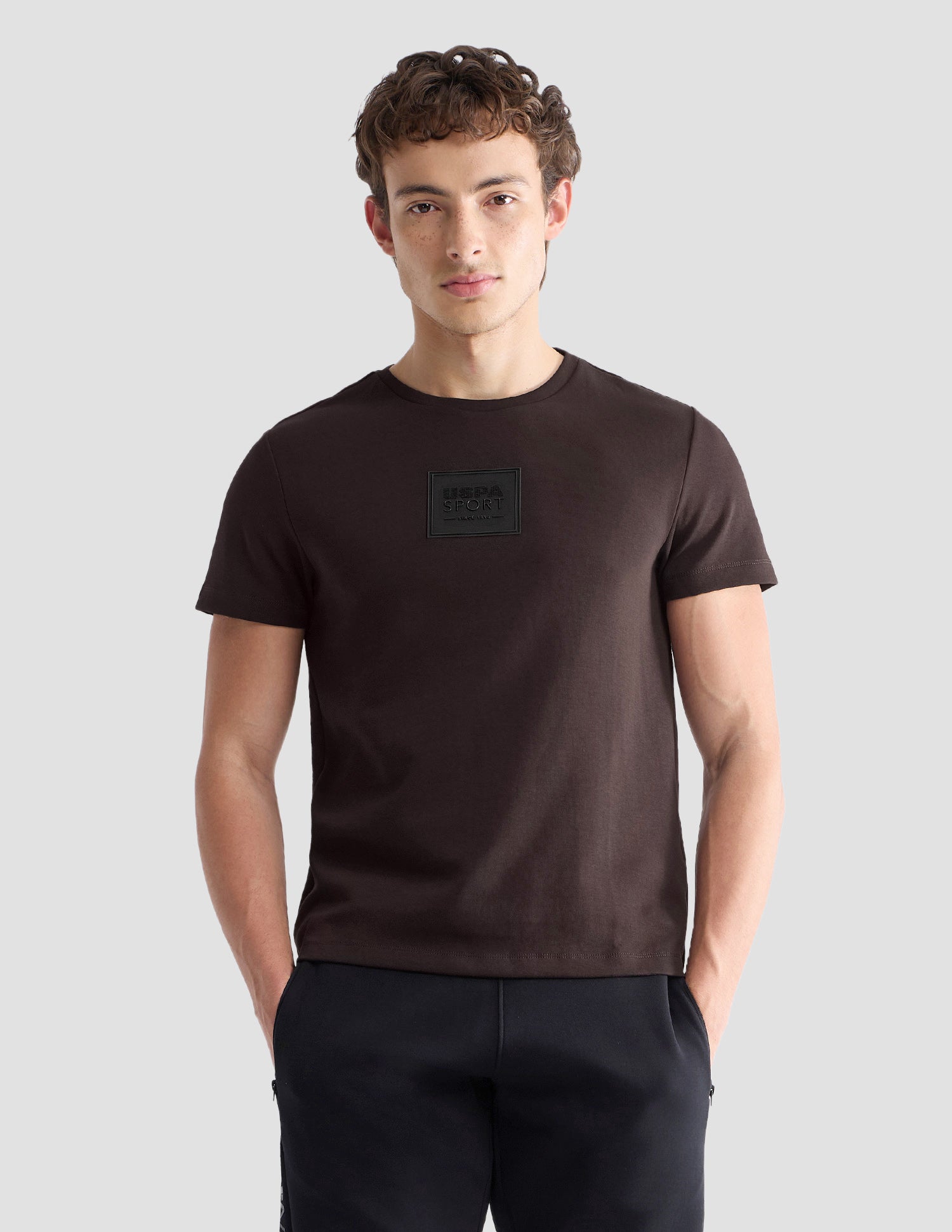 Solid Slim Fit Active T-Shirt