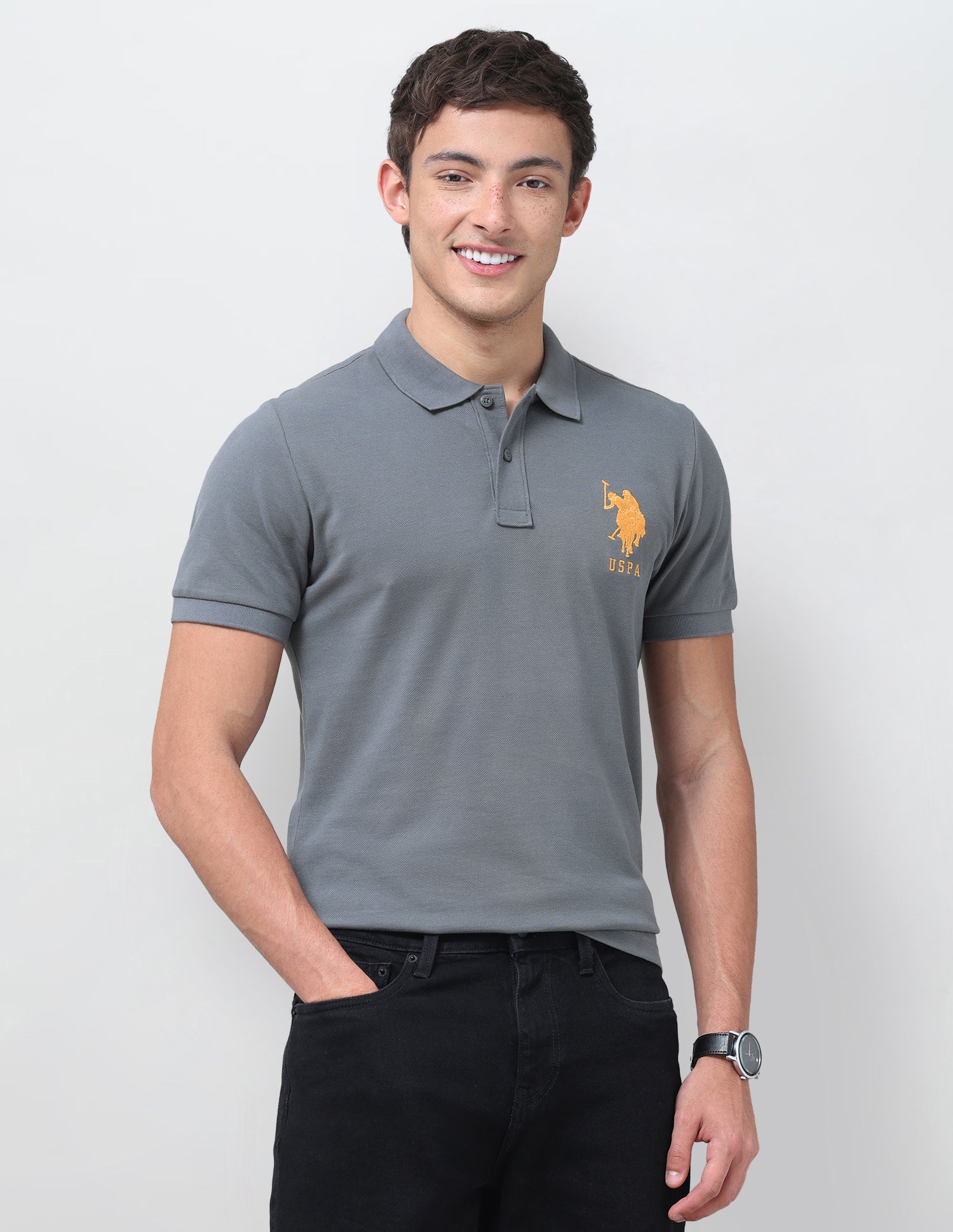 Solid Regular Fit Polo Shirt
