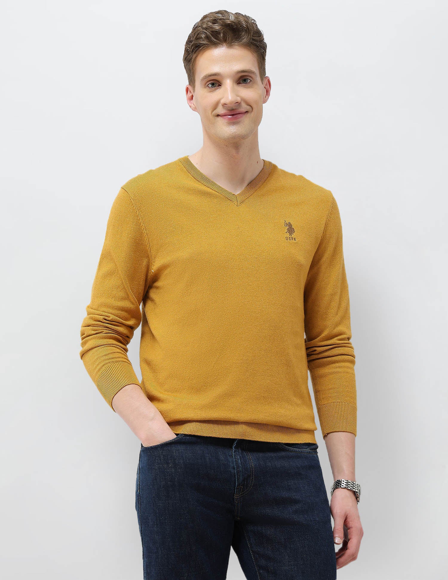 Heathered Regular Fit Sweater