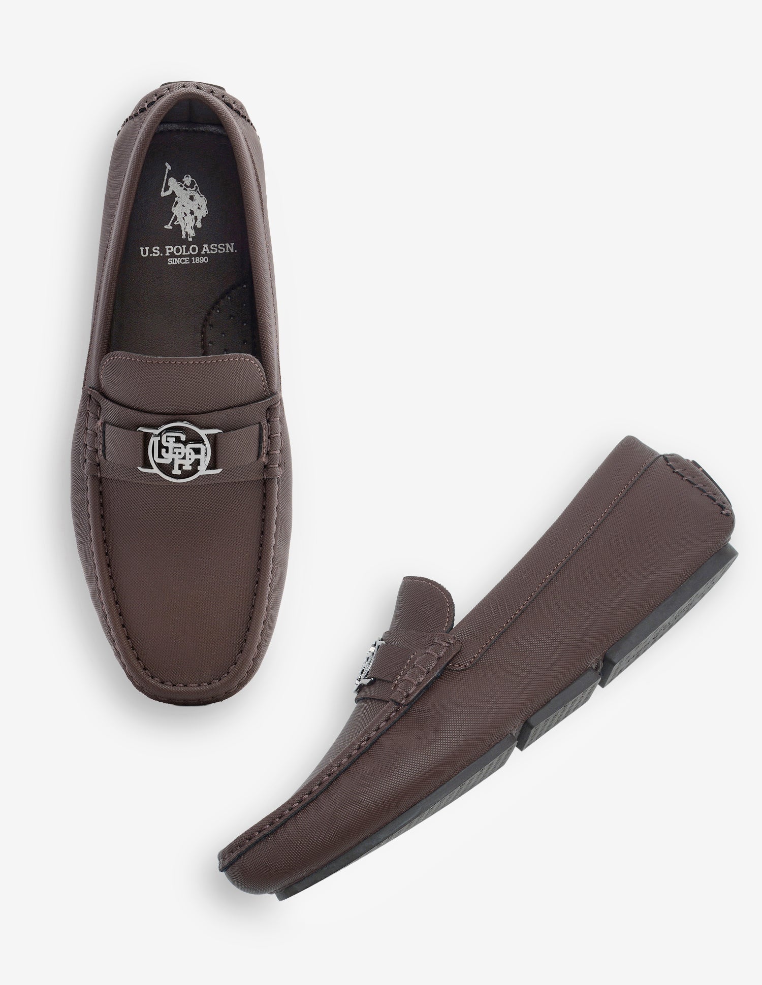 Slip-Ons Evon Loafers Brown - U.S. Polo Assn. India | Large