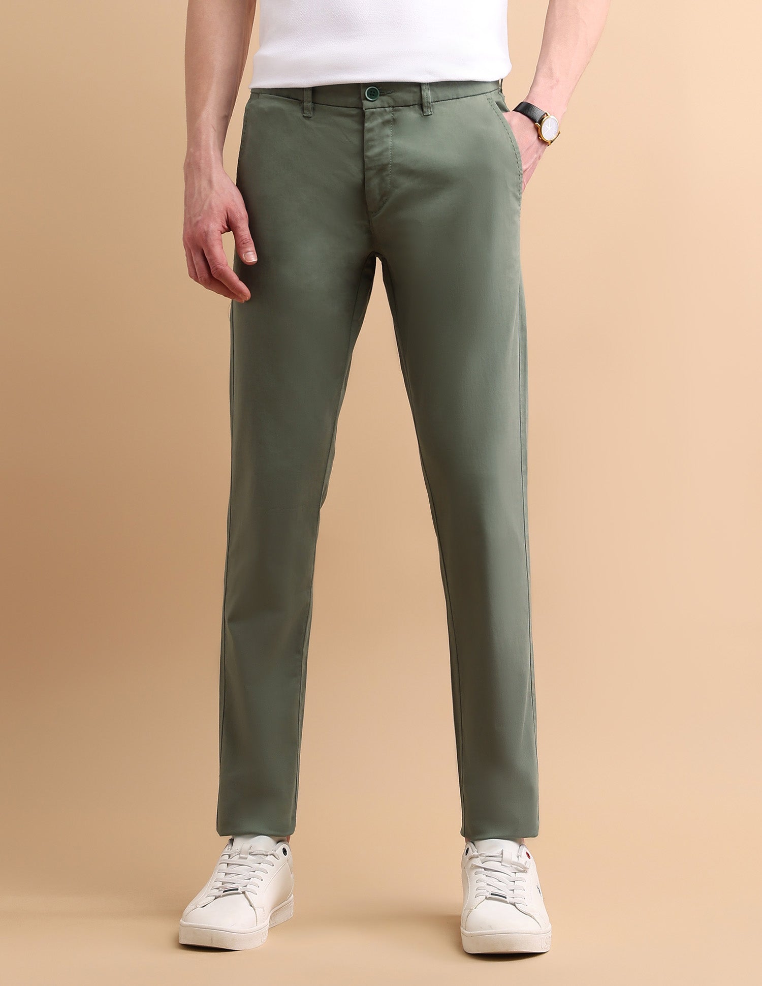 Solid Twill Trousers