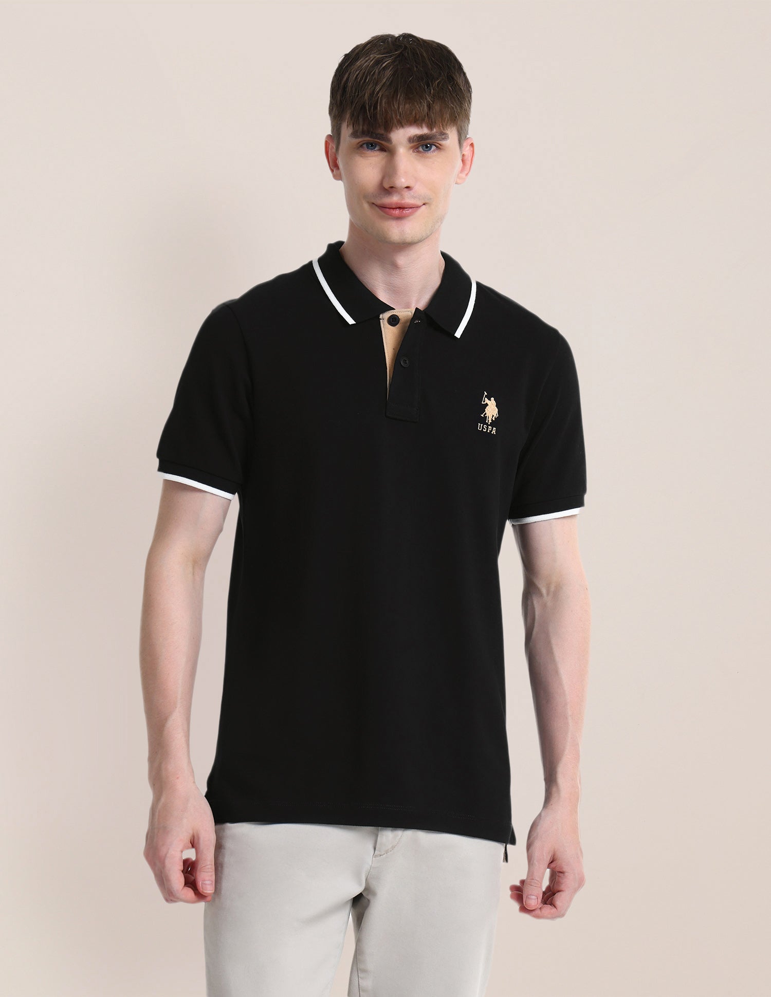 Solid Slim Fit Polo Shirt