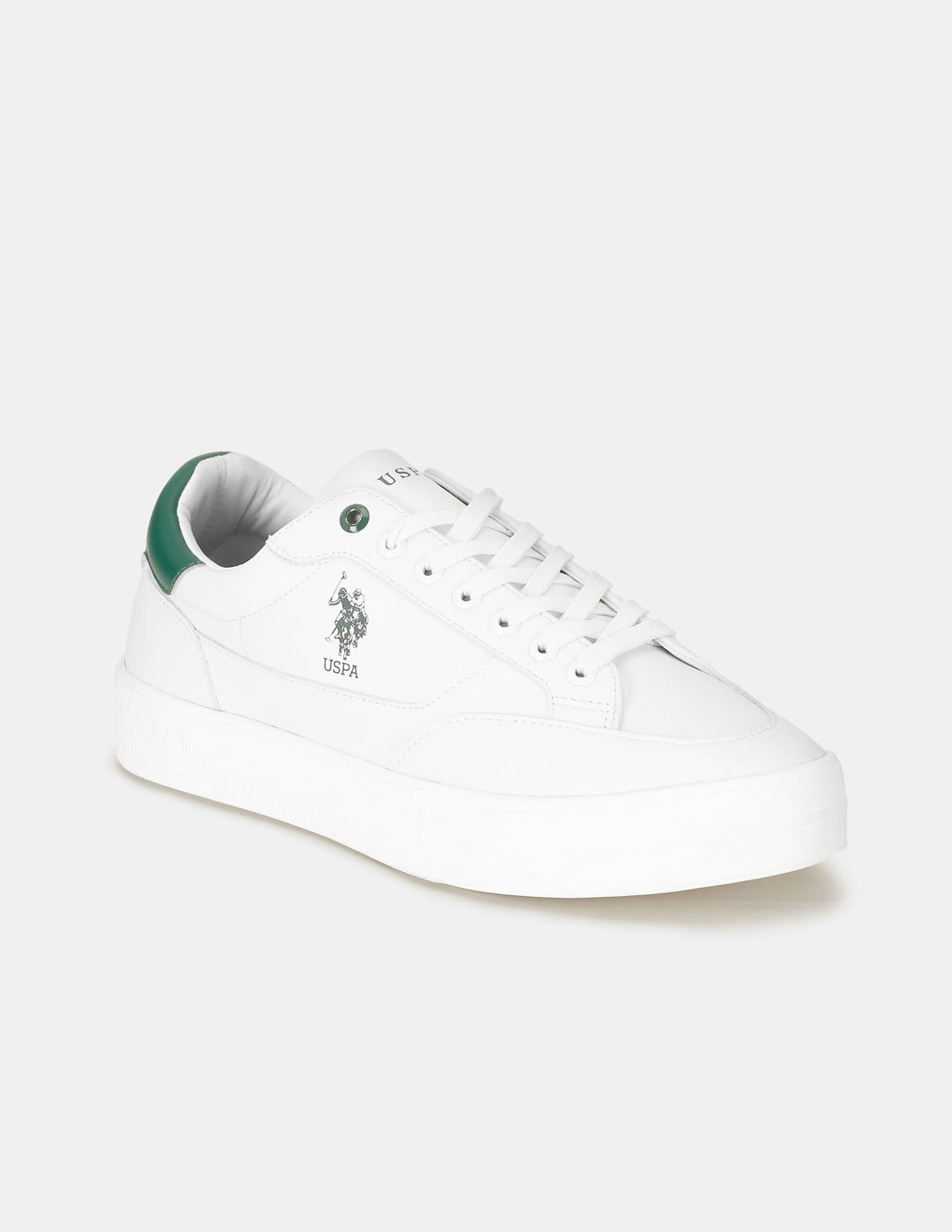 Men Solid Olivier 3.0 Sneakers White - U.S. Polo Assn. India | Large