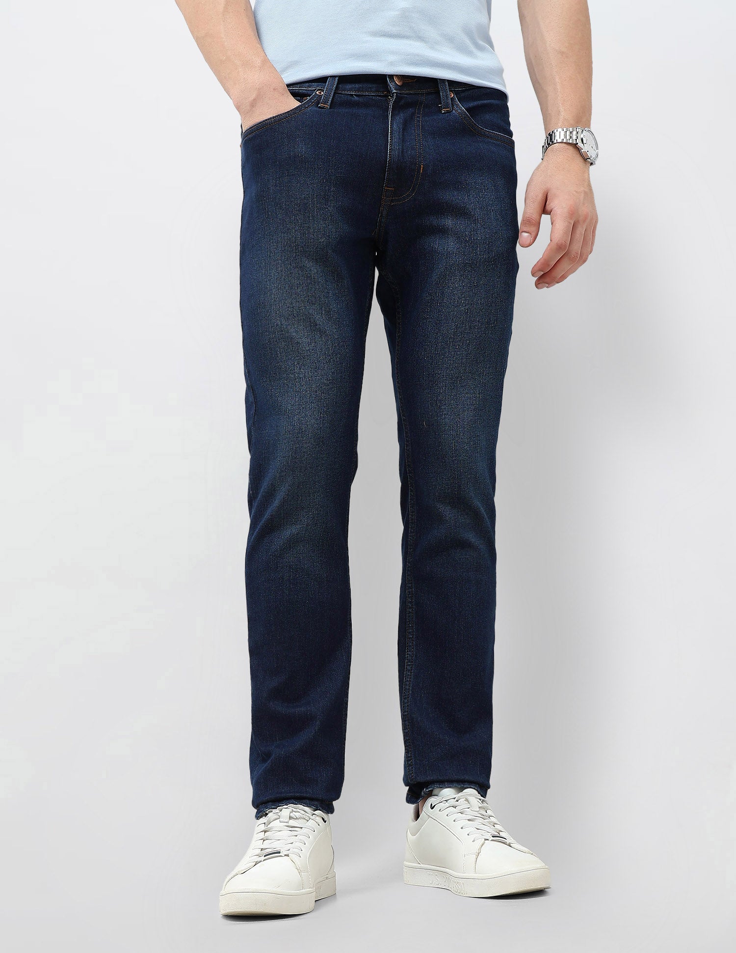 Brandon Slim Tapered Fit Stone Washed Jeans