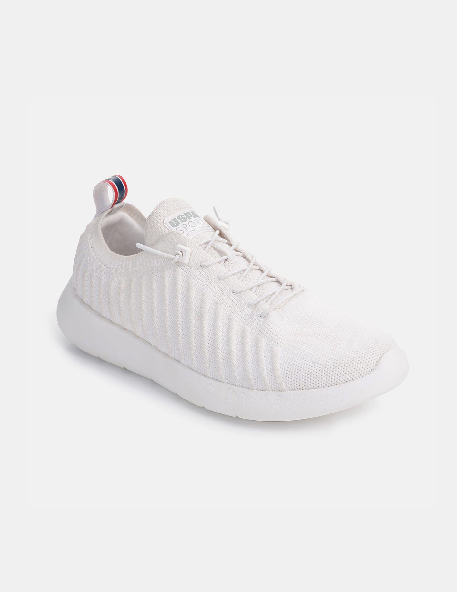 Men Solid Rocco Sports Sneakers White - U.S. Polo Assn. India | Large