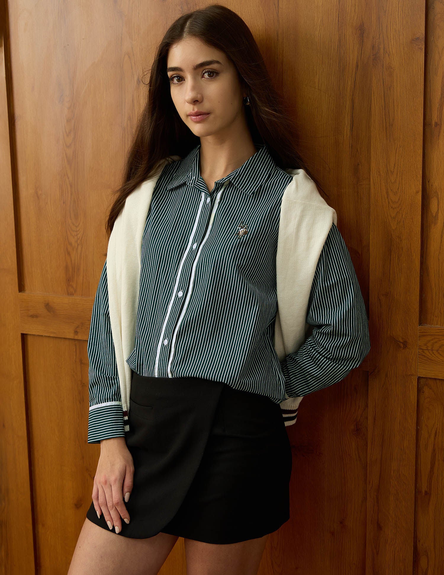 Vertical Striped Regular Fit Shirt