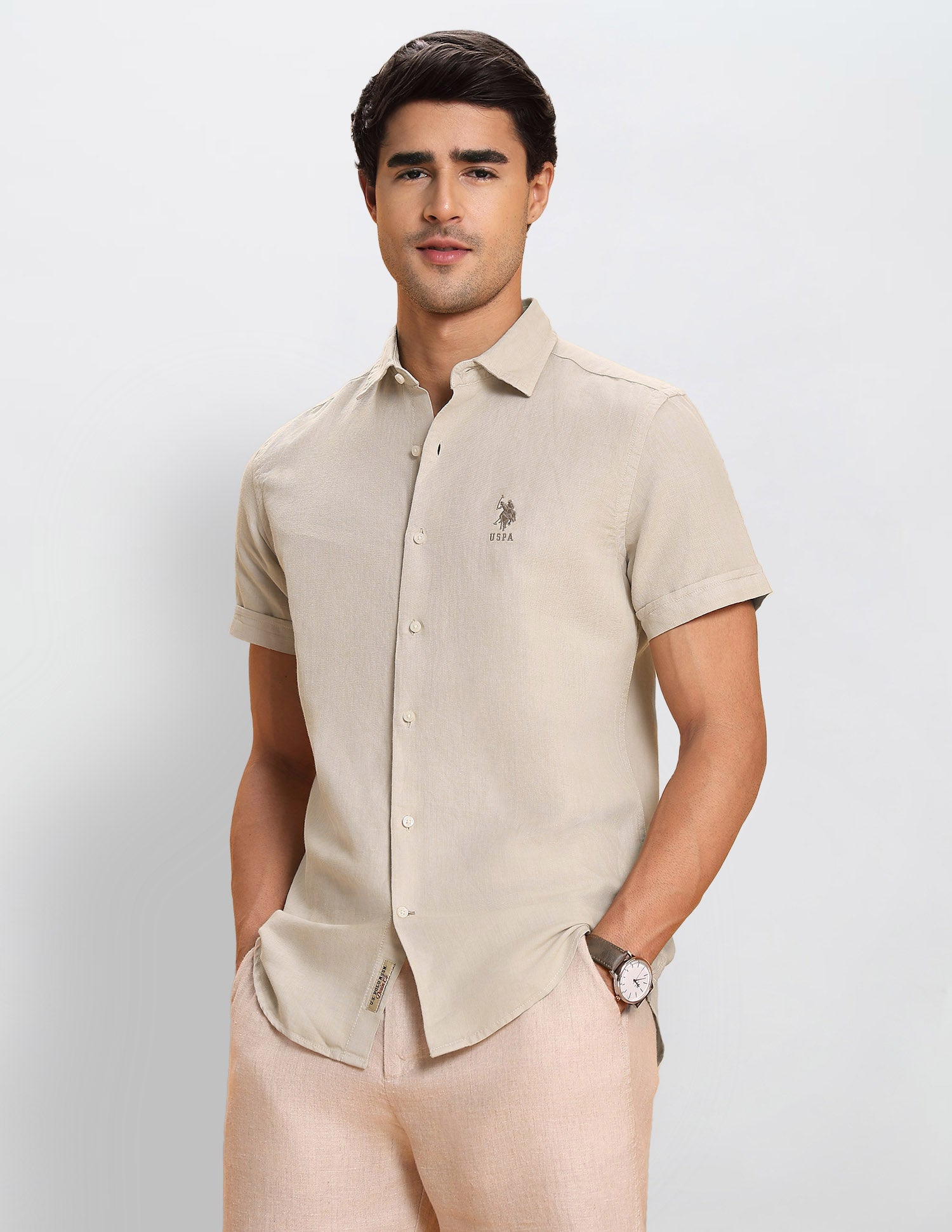 Solid Slim Fit Shirt
