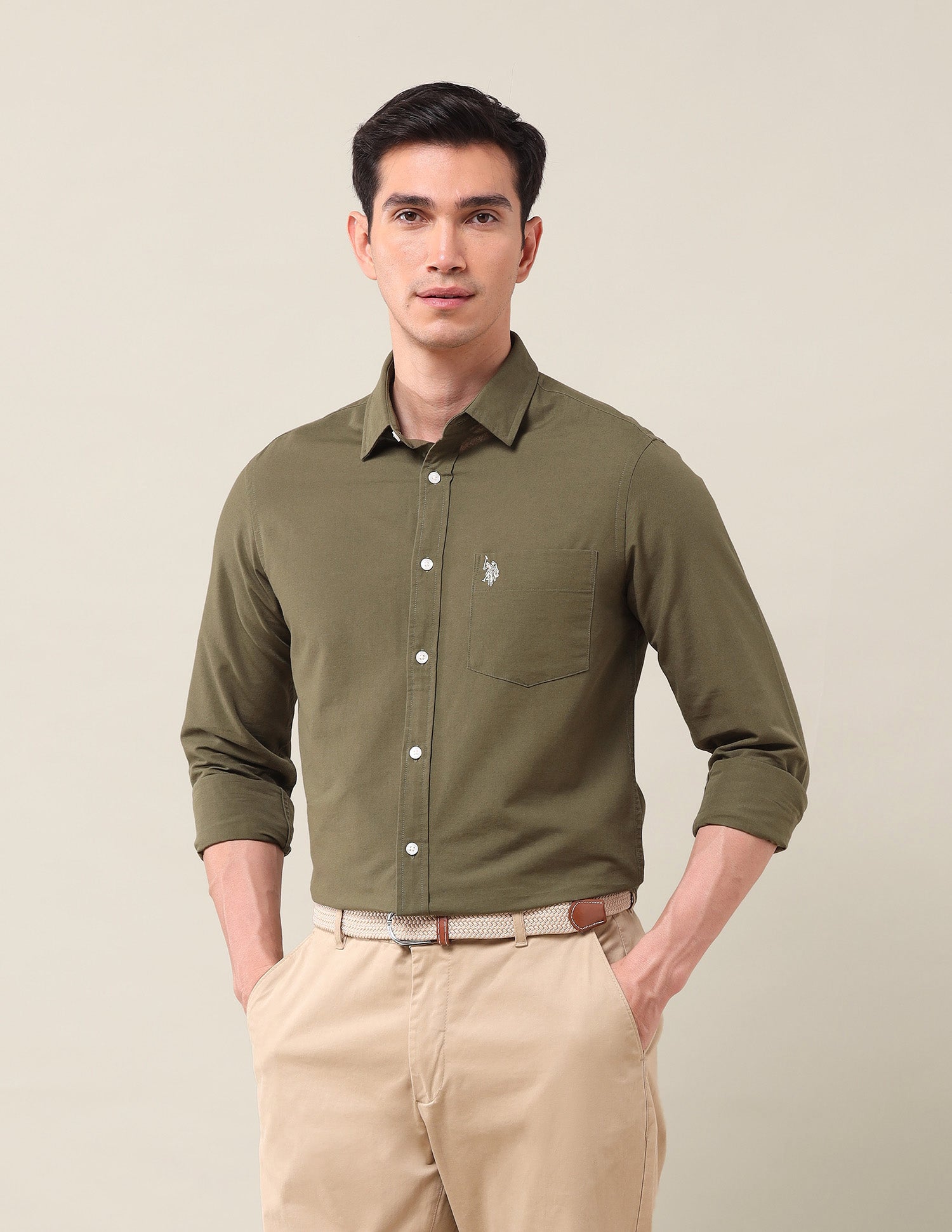 Tailored Fit Poplin Shirt