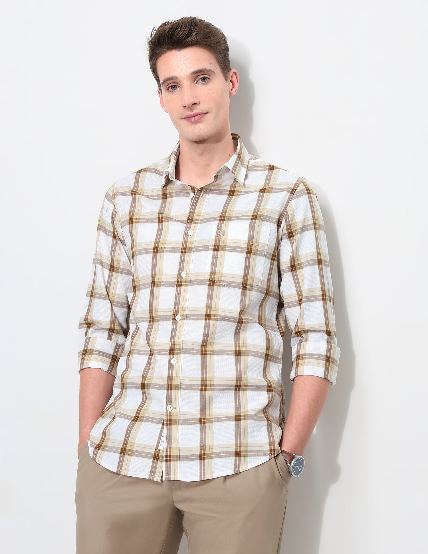 White Harbour Tartan Checked Shirt