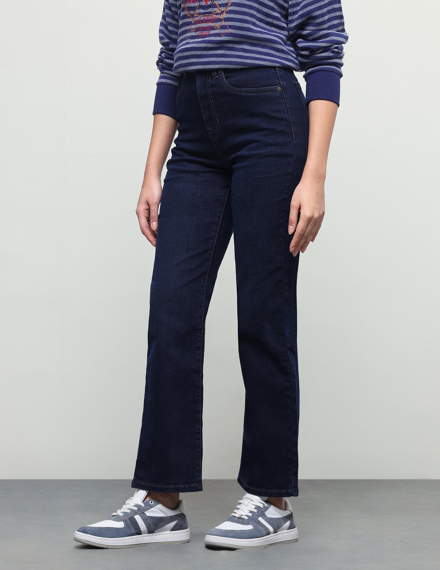 Straight Fit Blue Jeans Dark Blue - U.S. Polo Assn. India | Large