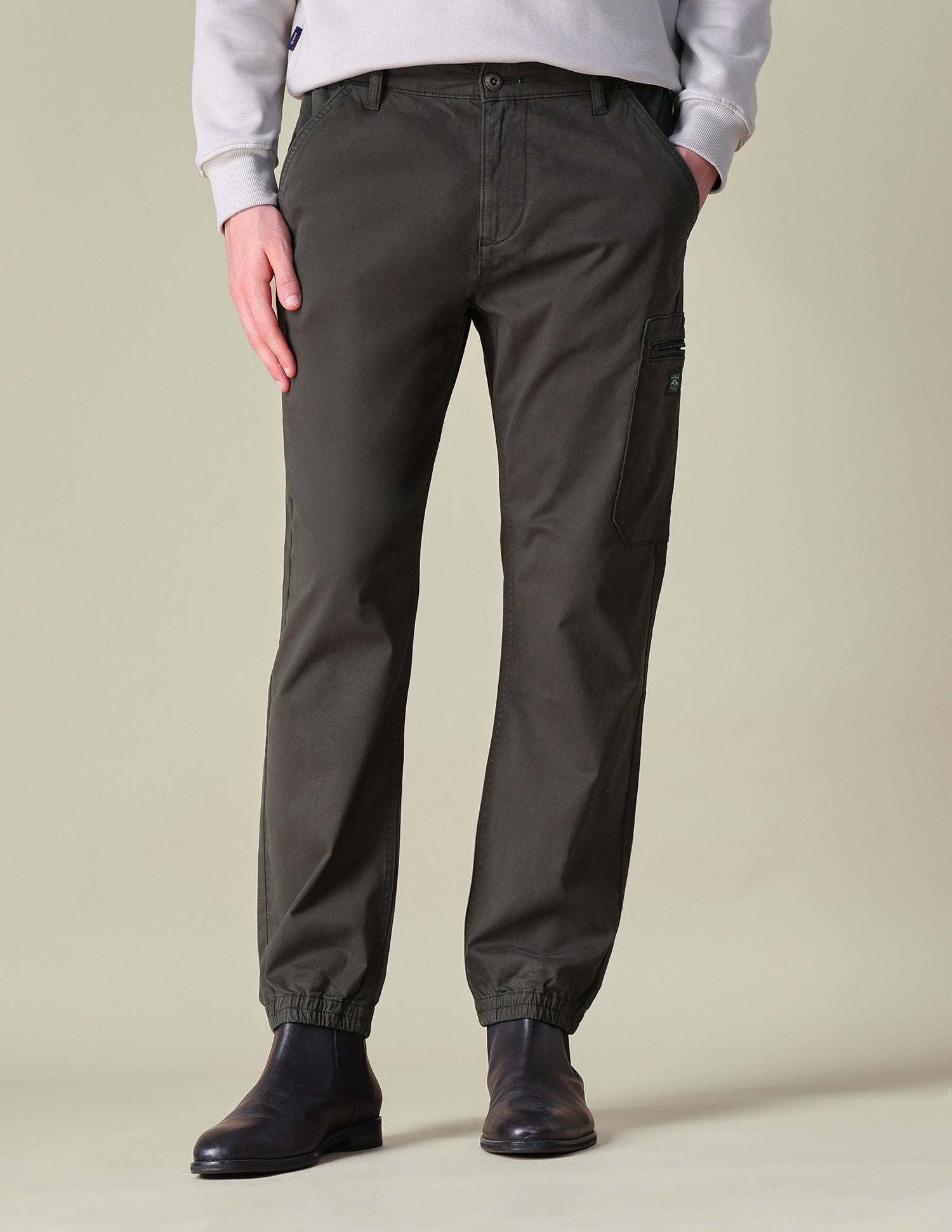 Mid Rise Regular Fit Cargos