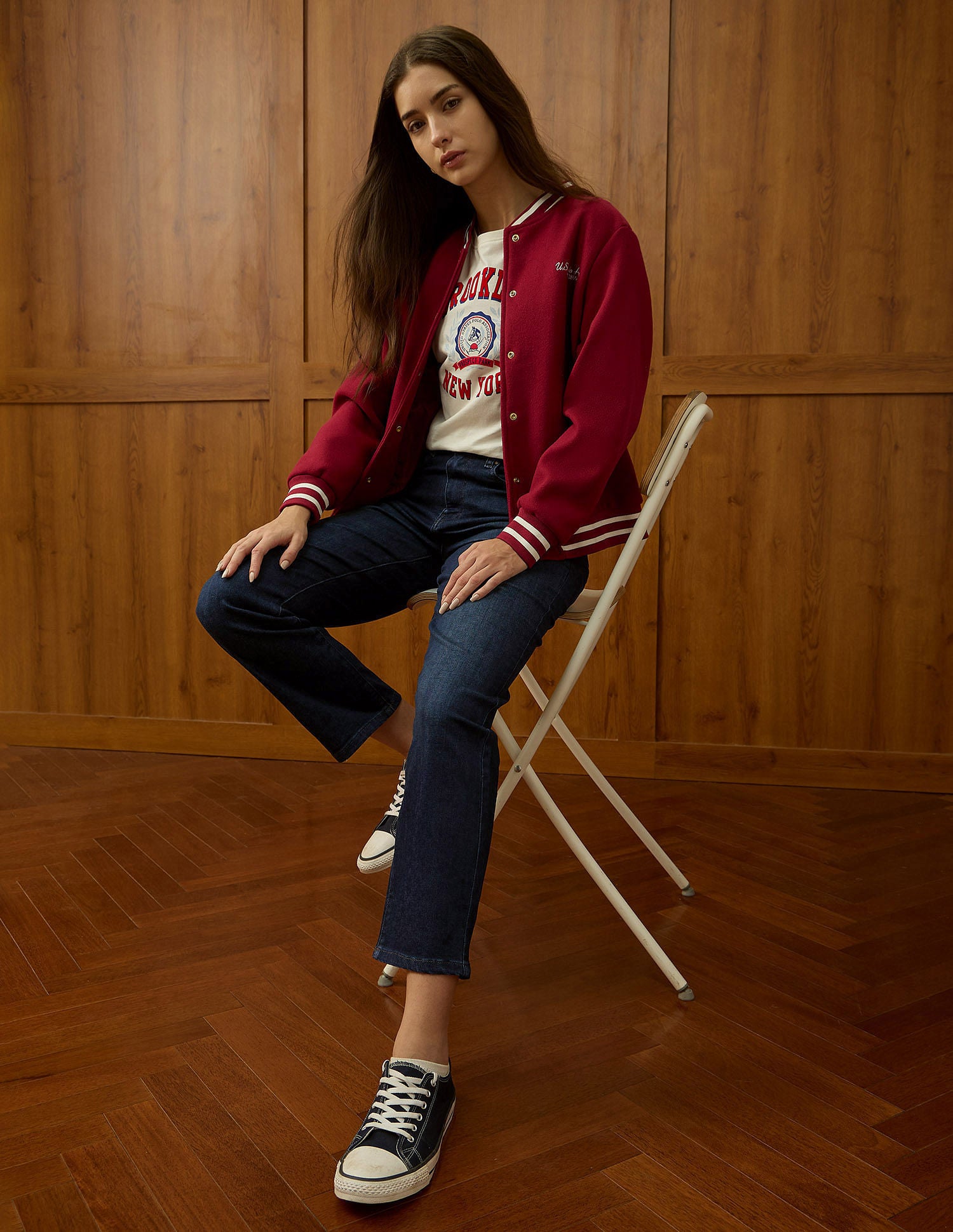 High Rise Straight Fit Jeans