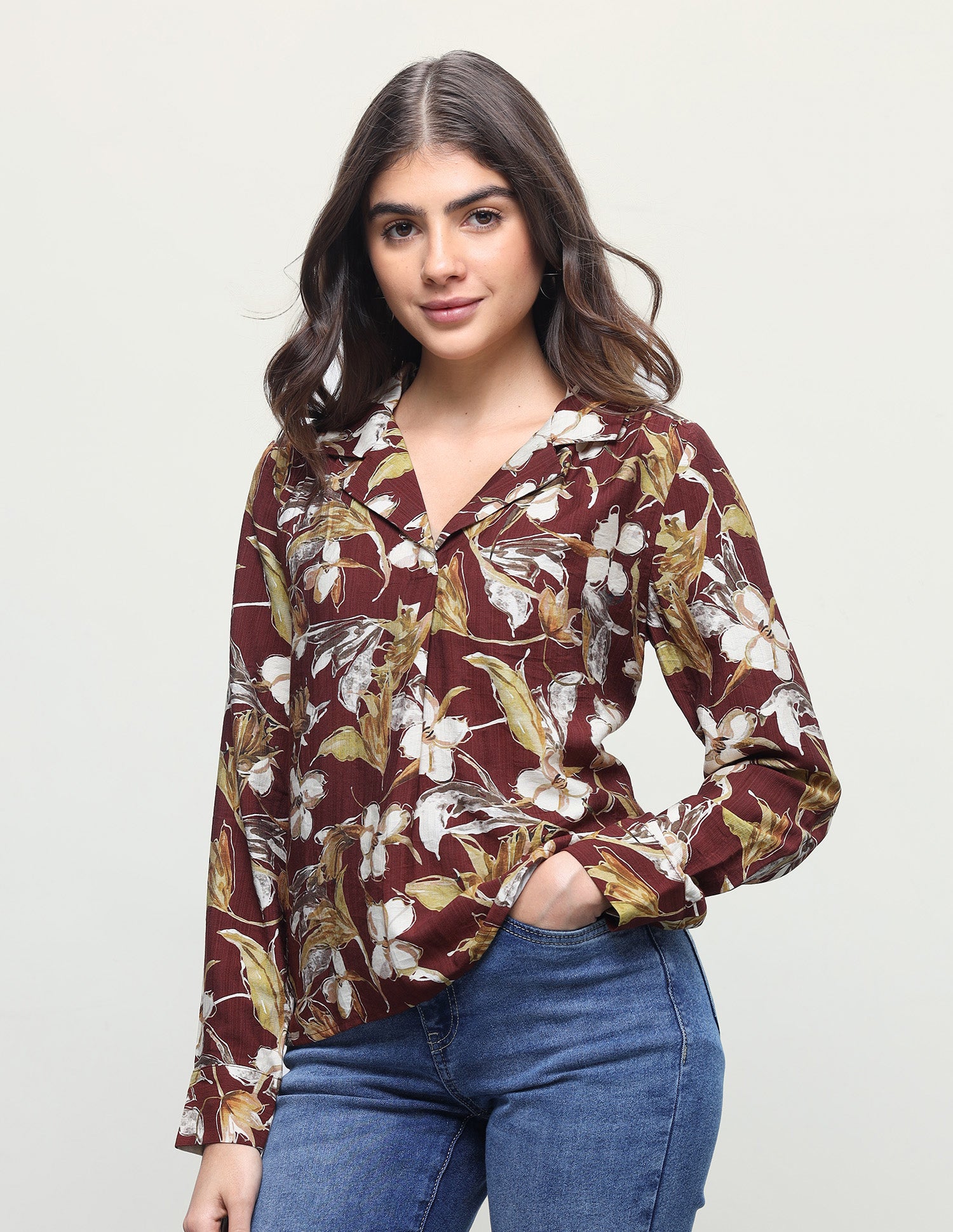 Floral Printed Relaxed Fit Top